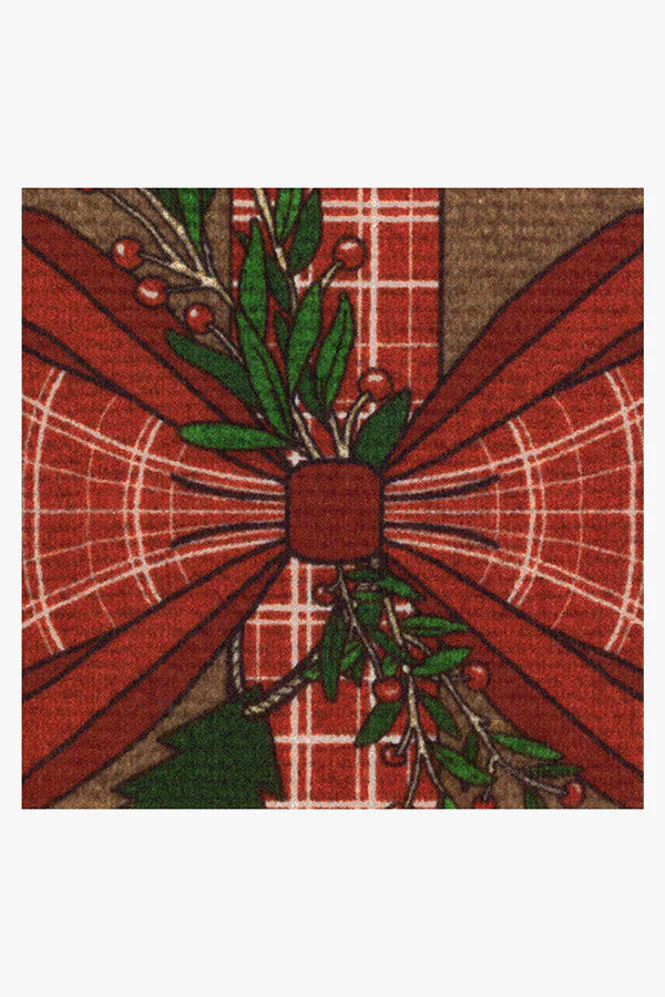 Postal Present Holiday Large Doormat