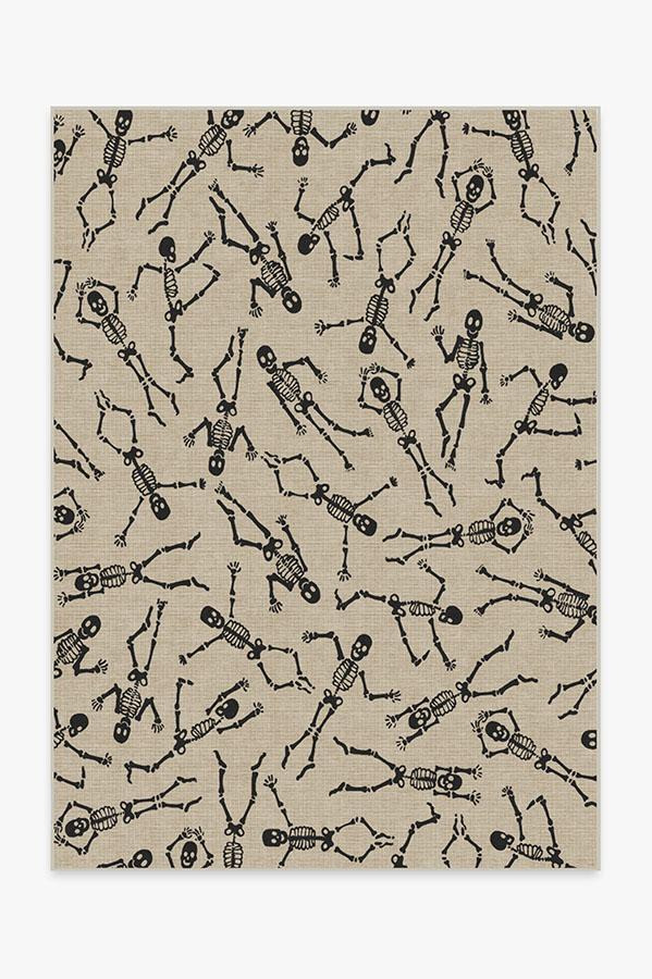 Bone Dance White Flatwoven Rug