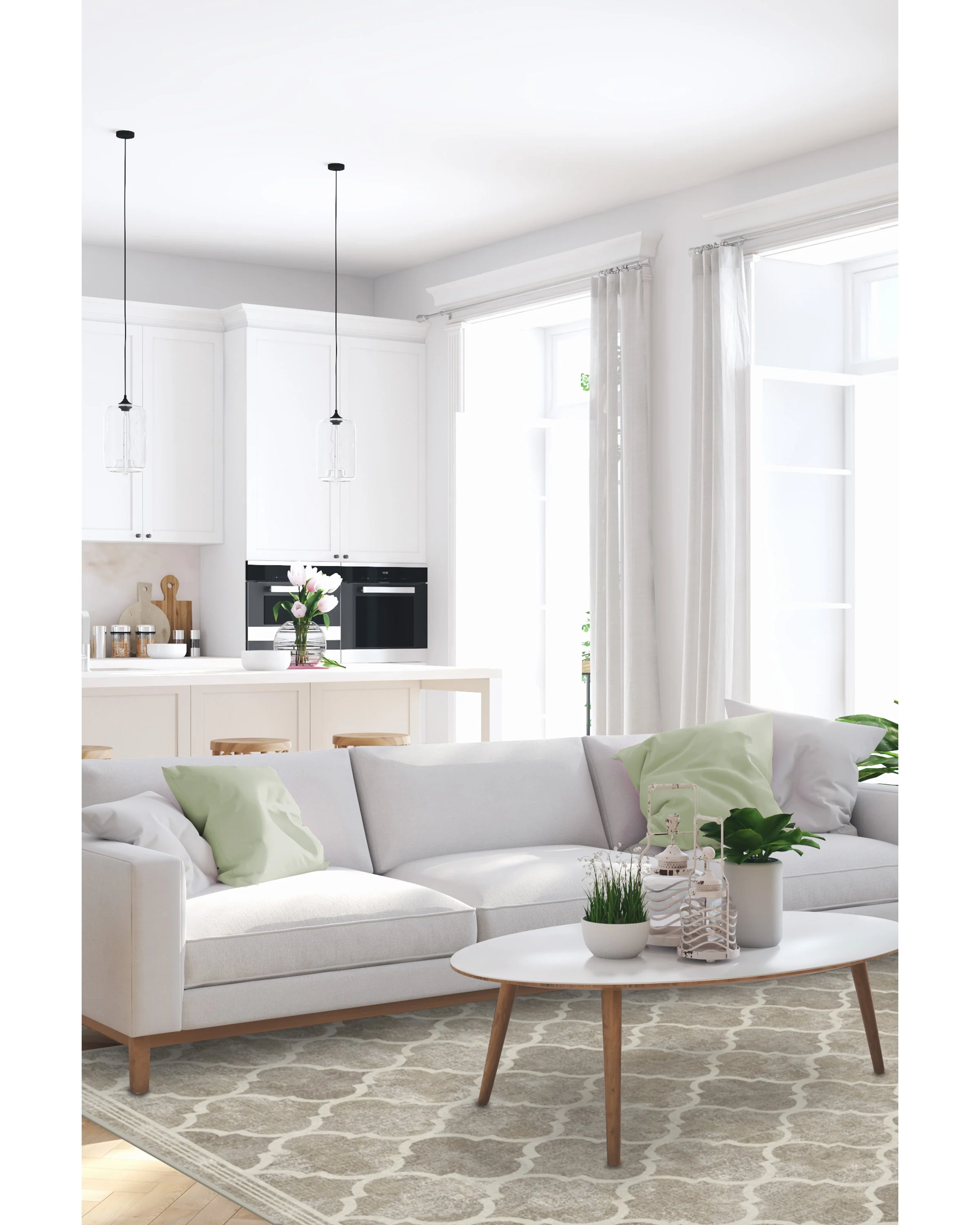 Terali Ash Grey Flatwoven Rug