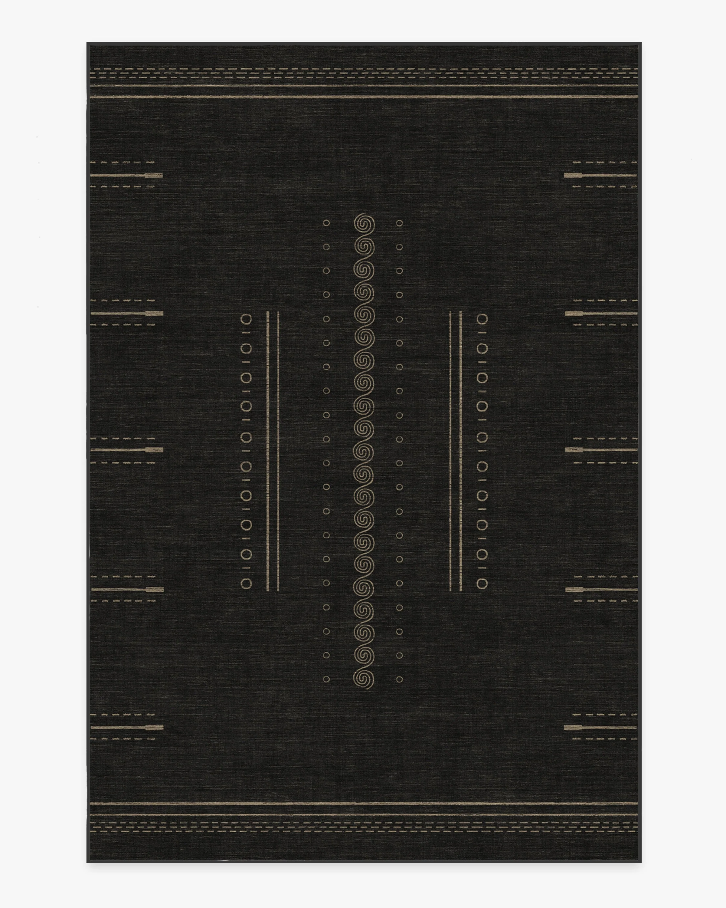 Milos Black Flatwoven Rug
