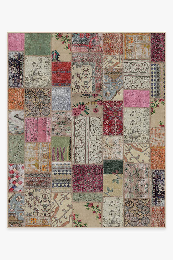 Patchwork Boho Flatwoven Rug