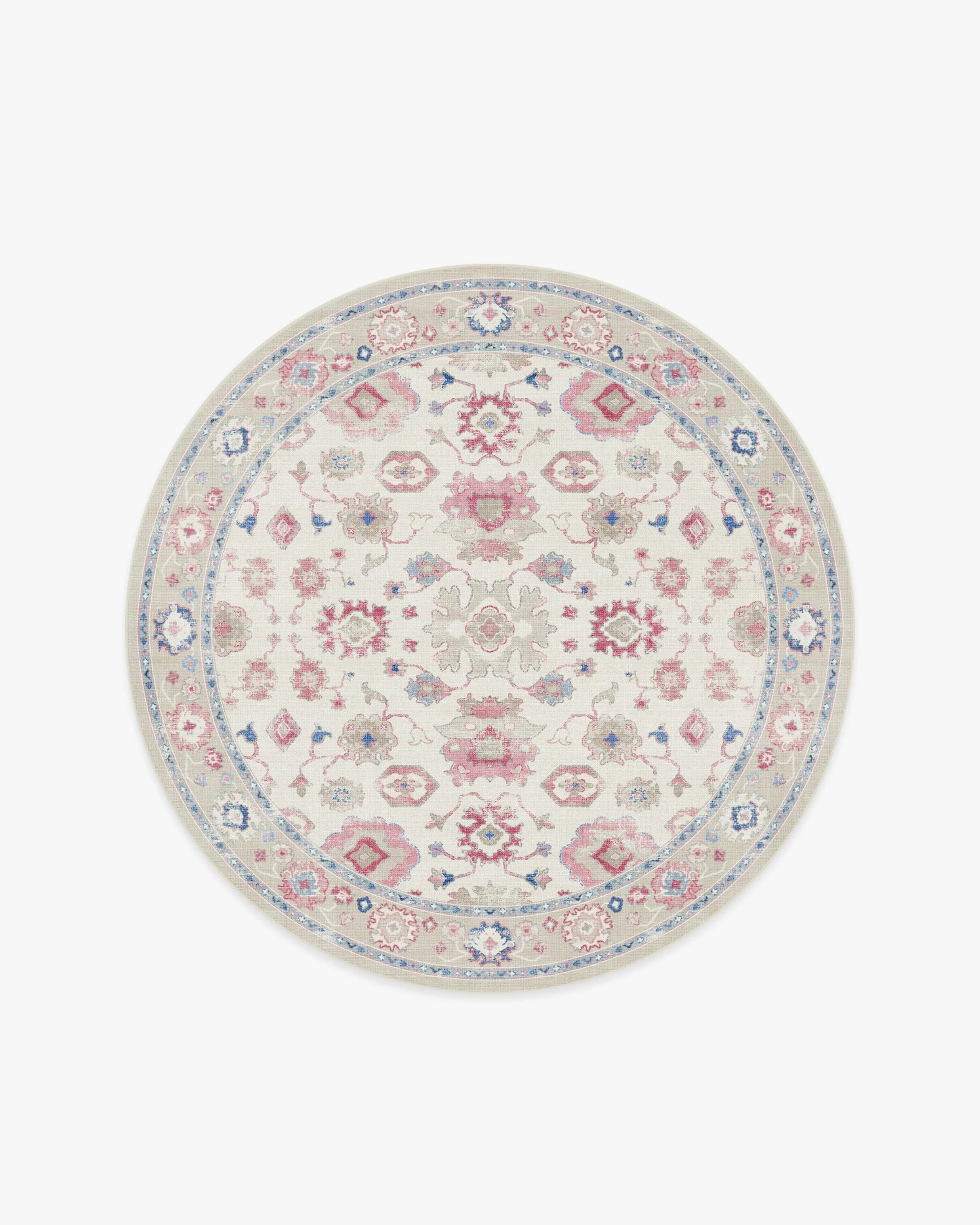 Serena Pink Rug by Mrs. Alice