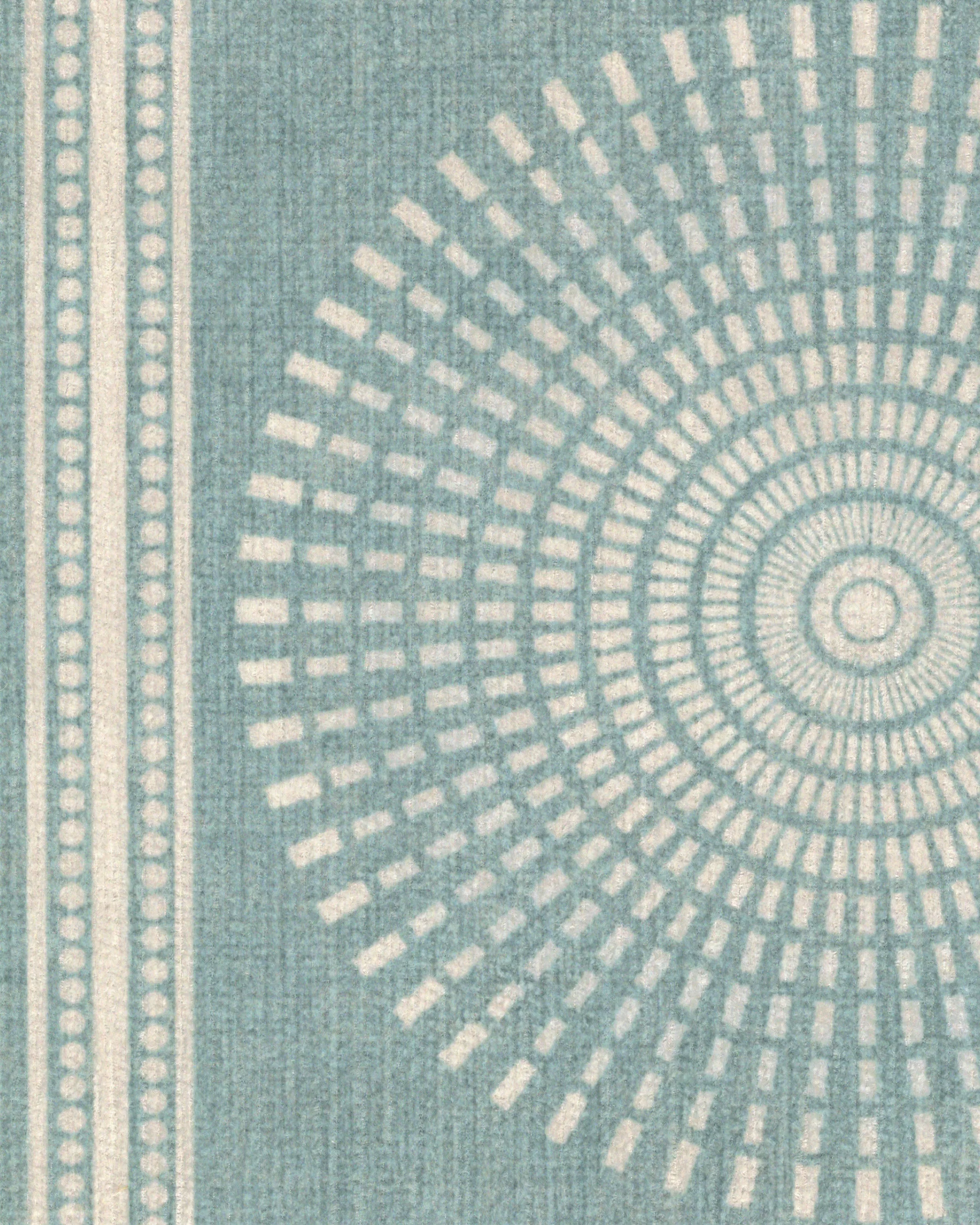 Santorini Blue Flatwoven Rug by Jonathan Adler