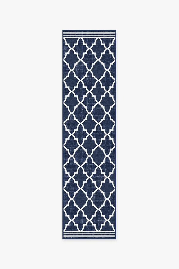 Varia Trellis Royal Blue Outdoor Rug