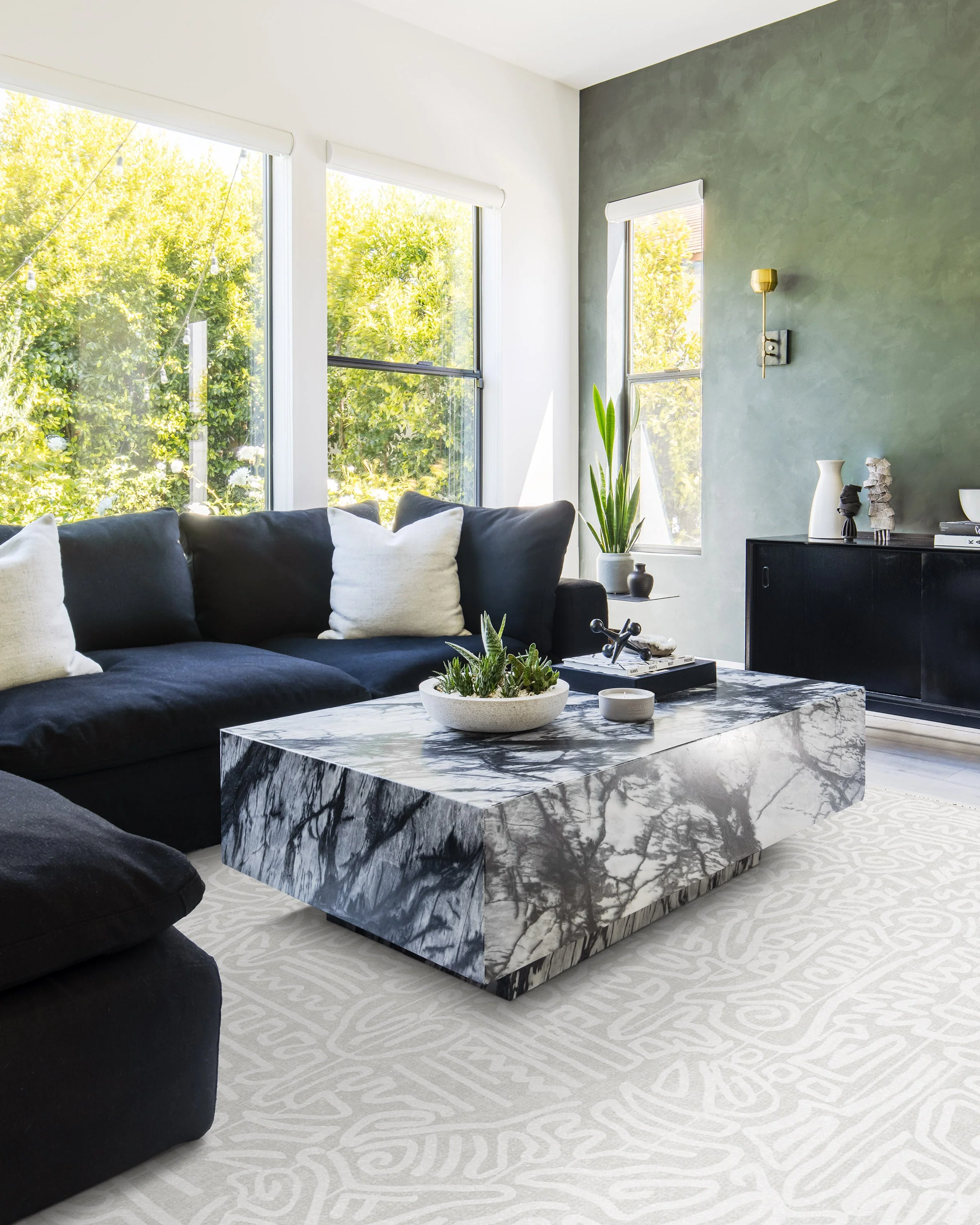 Freestyle Pearl Rug by Keith Haring