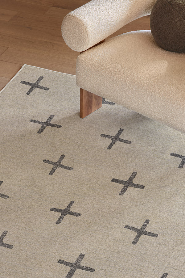 Crosby Birch & Charcoal Rug