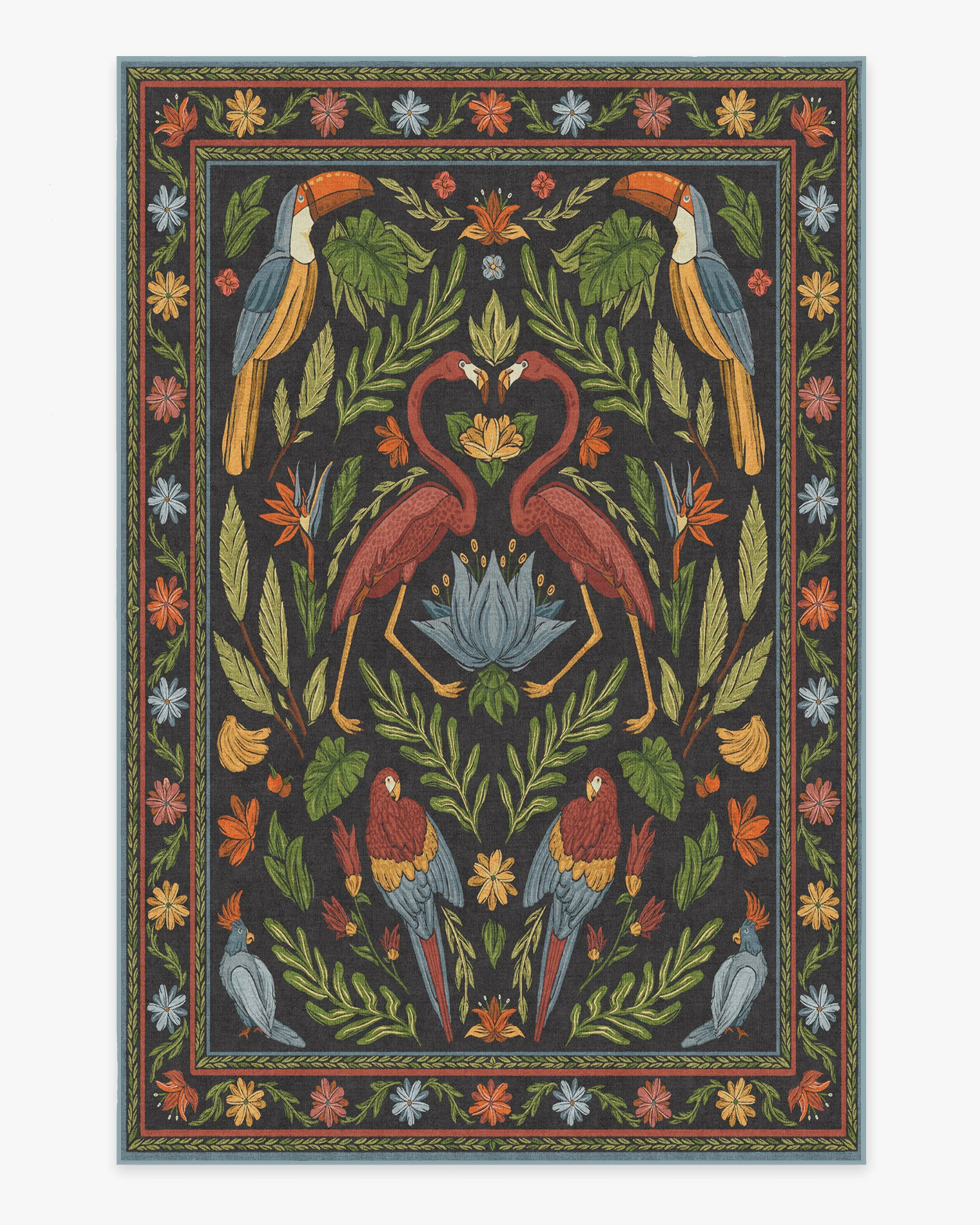 Birds Of A Feather Rug by Iris Apfel