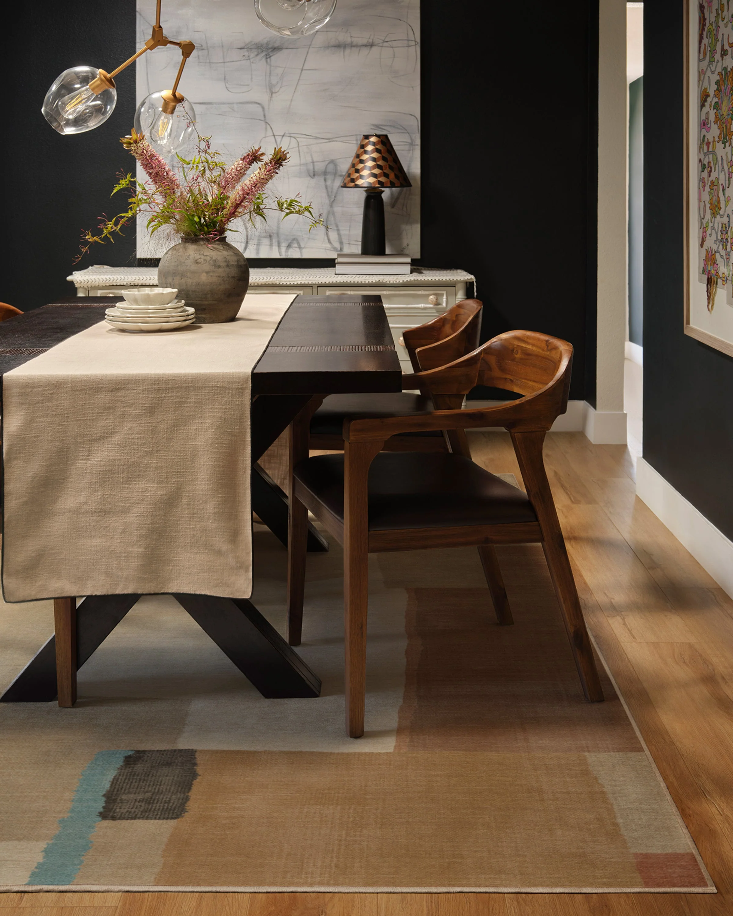Ananda Natural Pop Rug by Architectural Digest