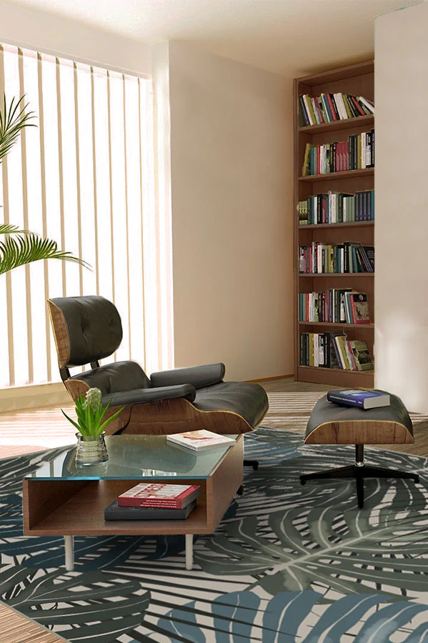 Monstera Jade Rug
