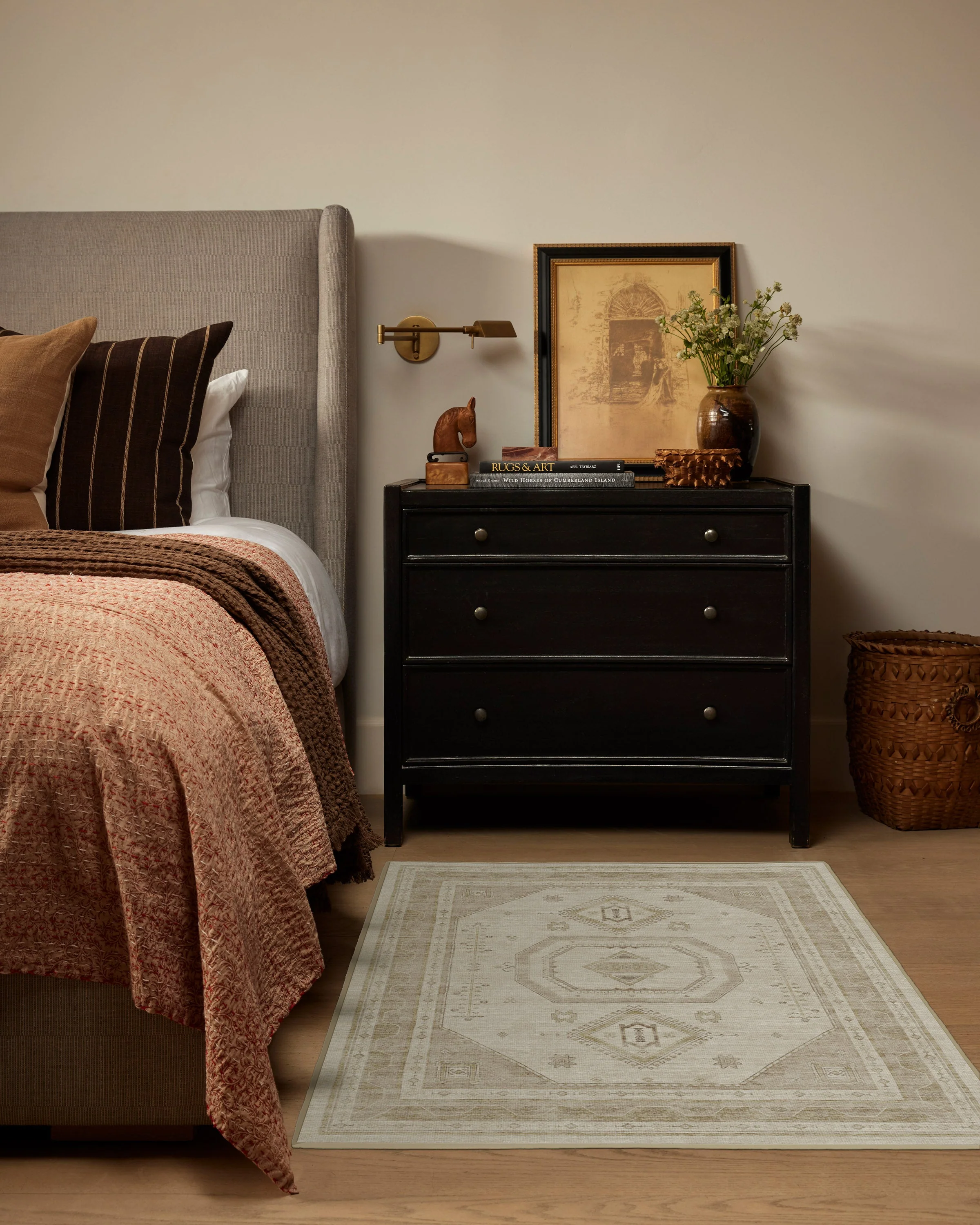 Shira Ivory & Natural Flatwoven Rug