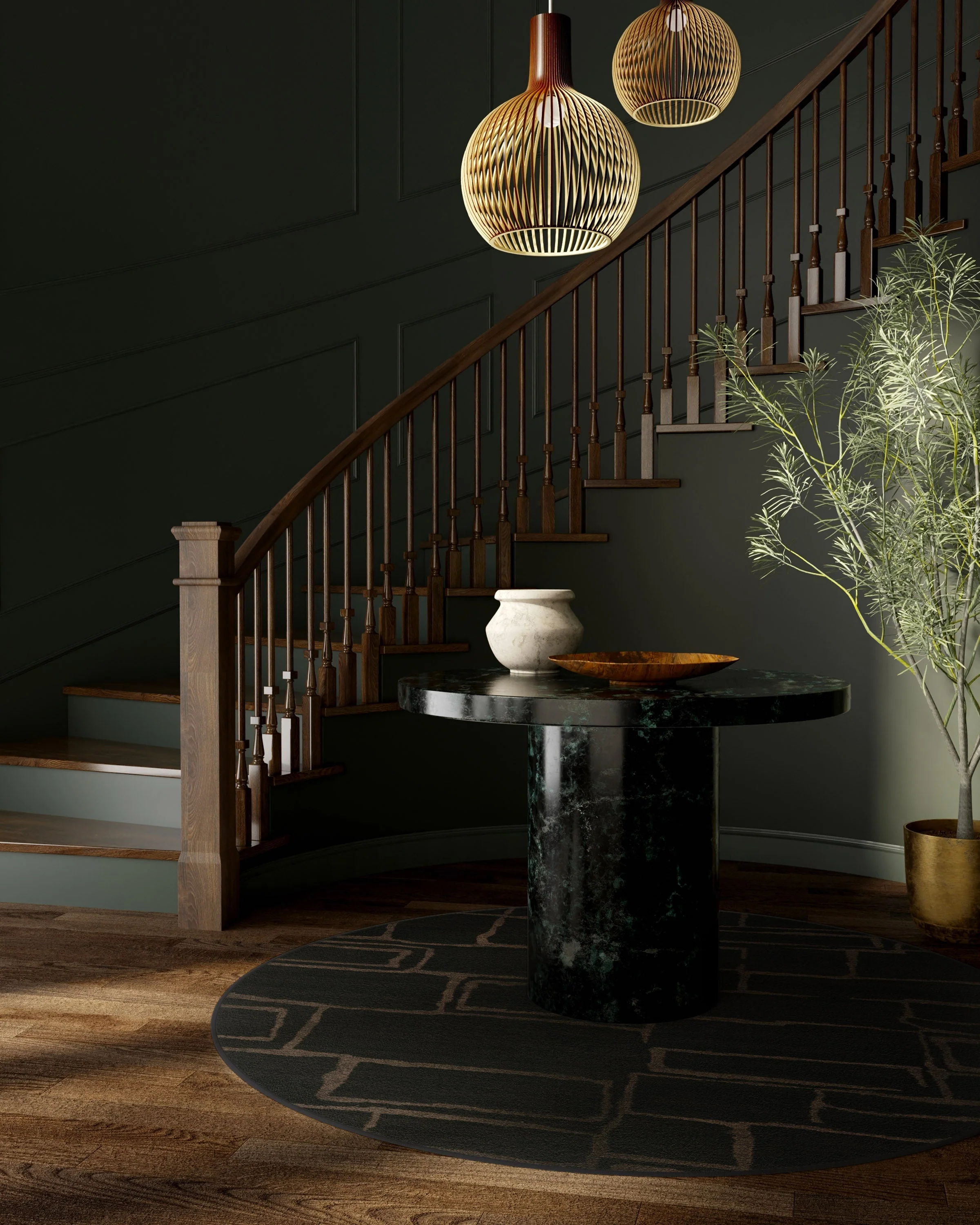 Alsace Soft Black Rug by Nina Takesh