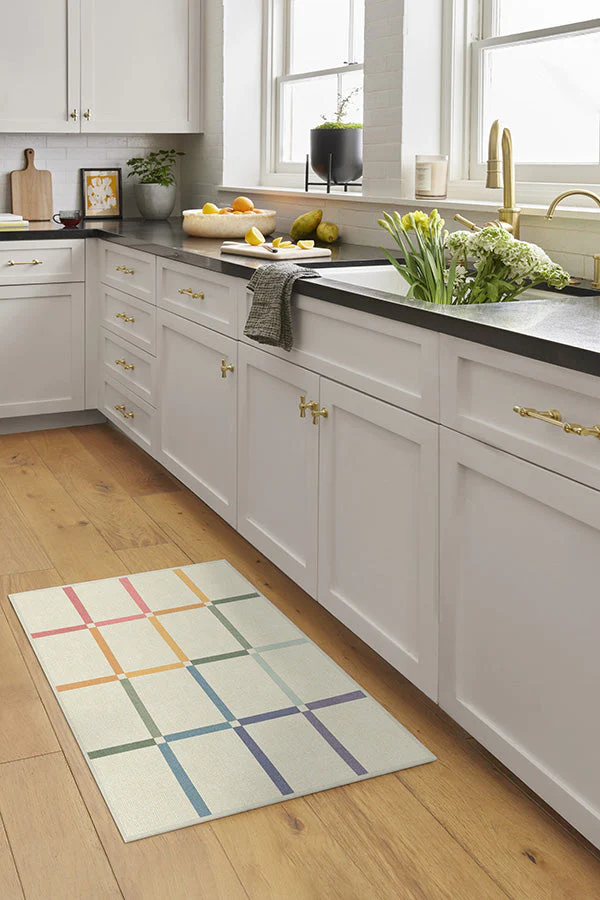 Joanna Ivory Rainbow Rug by The Home Edit