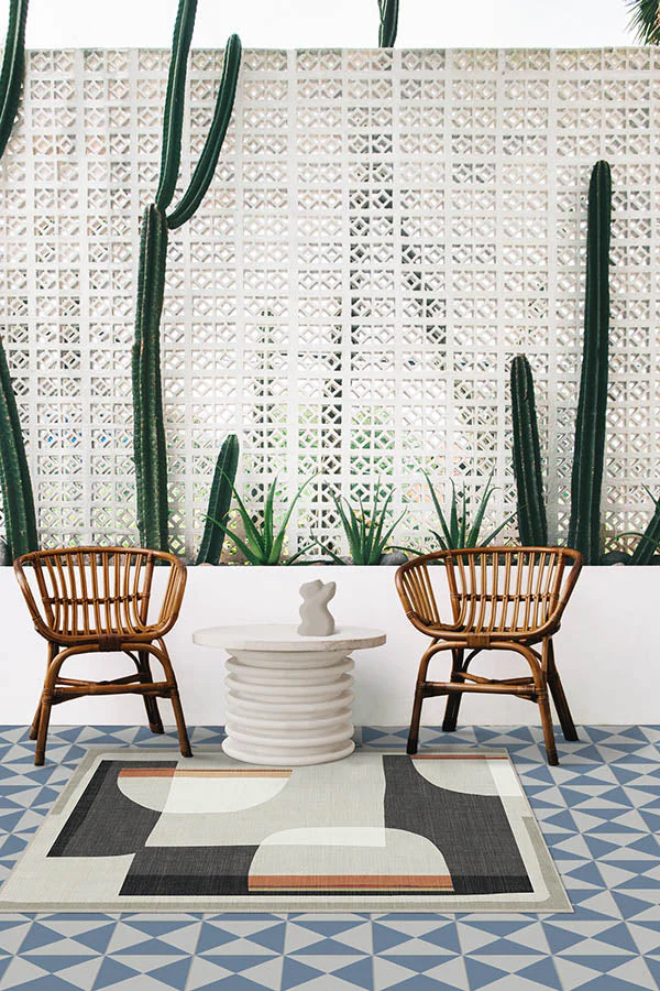 Olena Charcoal Outdoor Rug