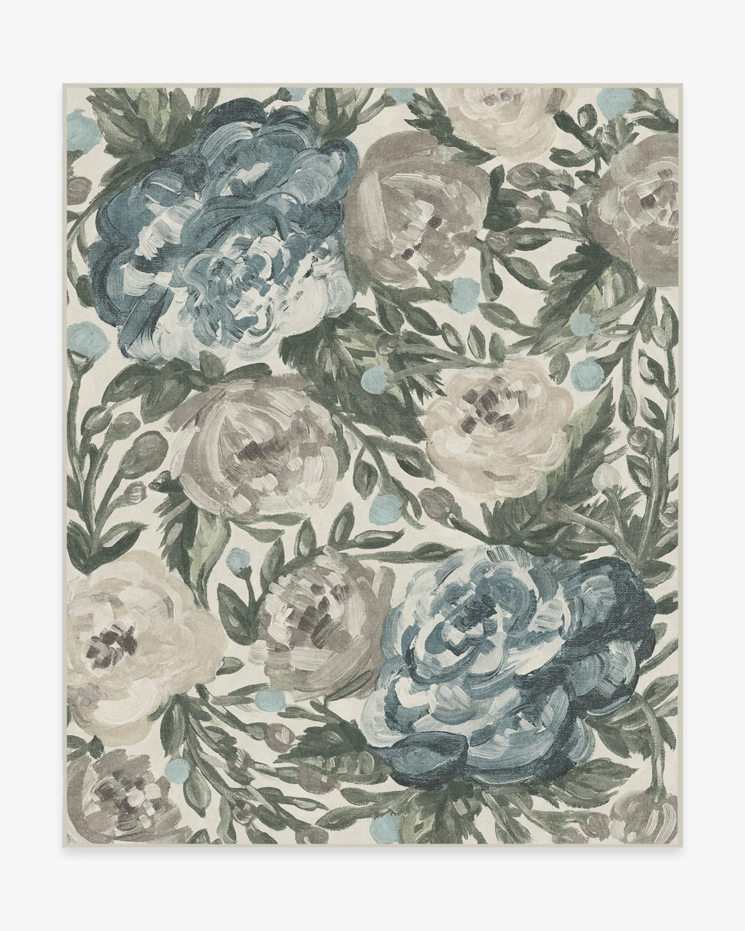 Camellia Jade Flatwoven Rug