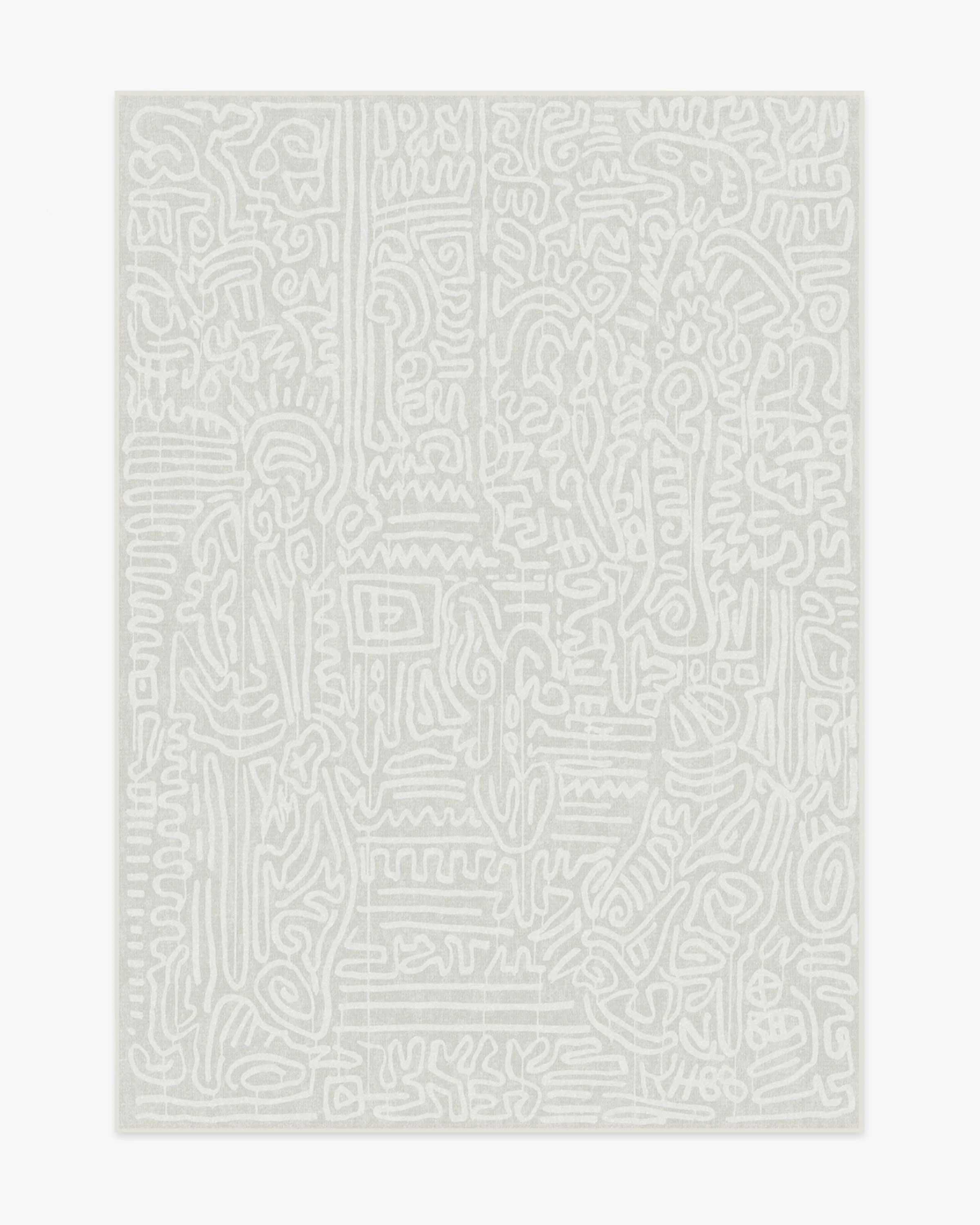 Freestyle Pearl Rug by Keith Haring