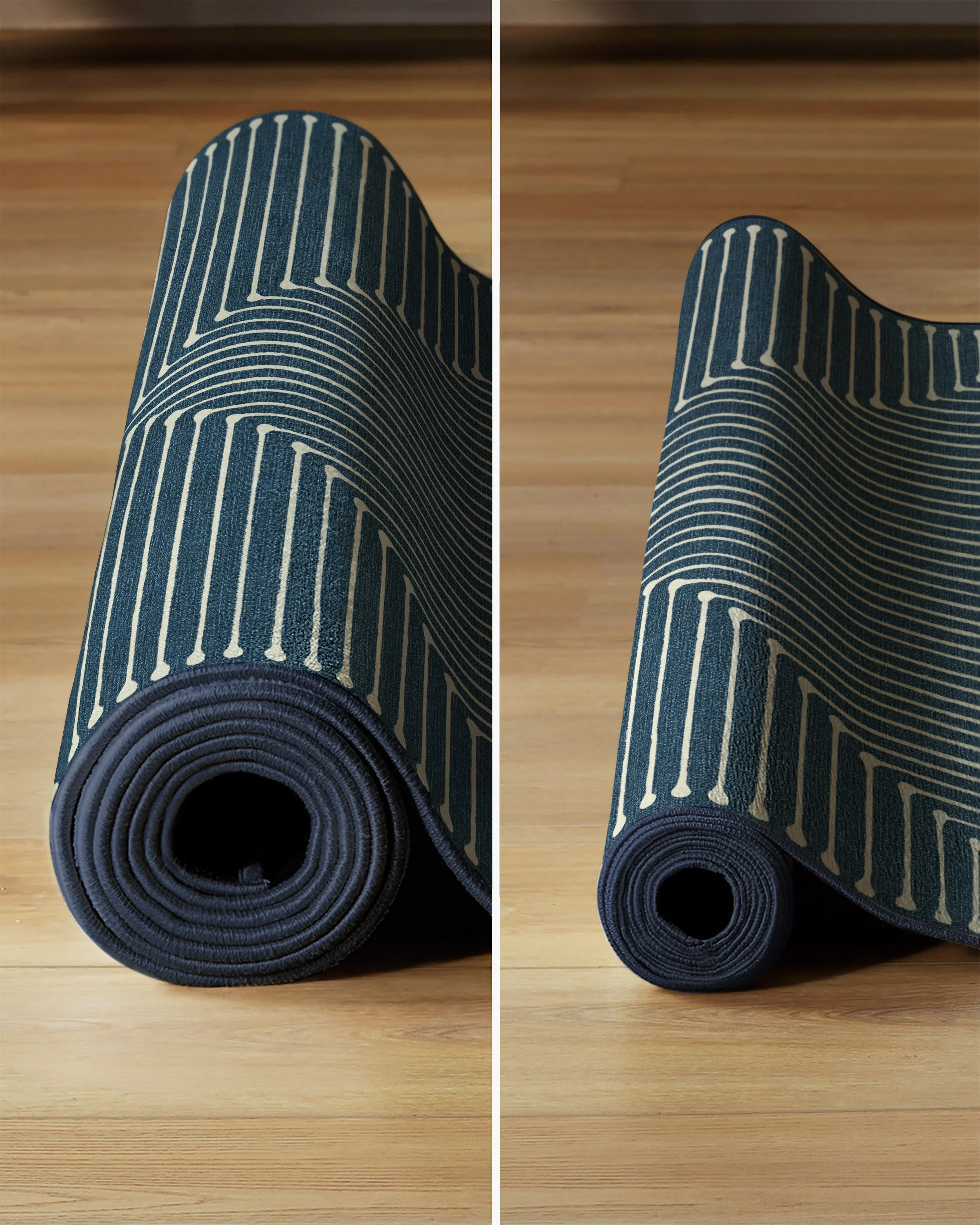 Inkdrop Lapis Blue Rug by Jonathan Adler