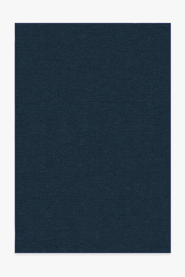 Heathered Solid Navy Rug