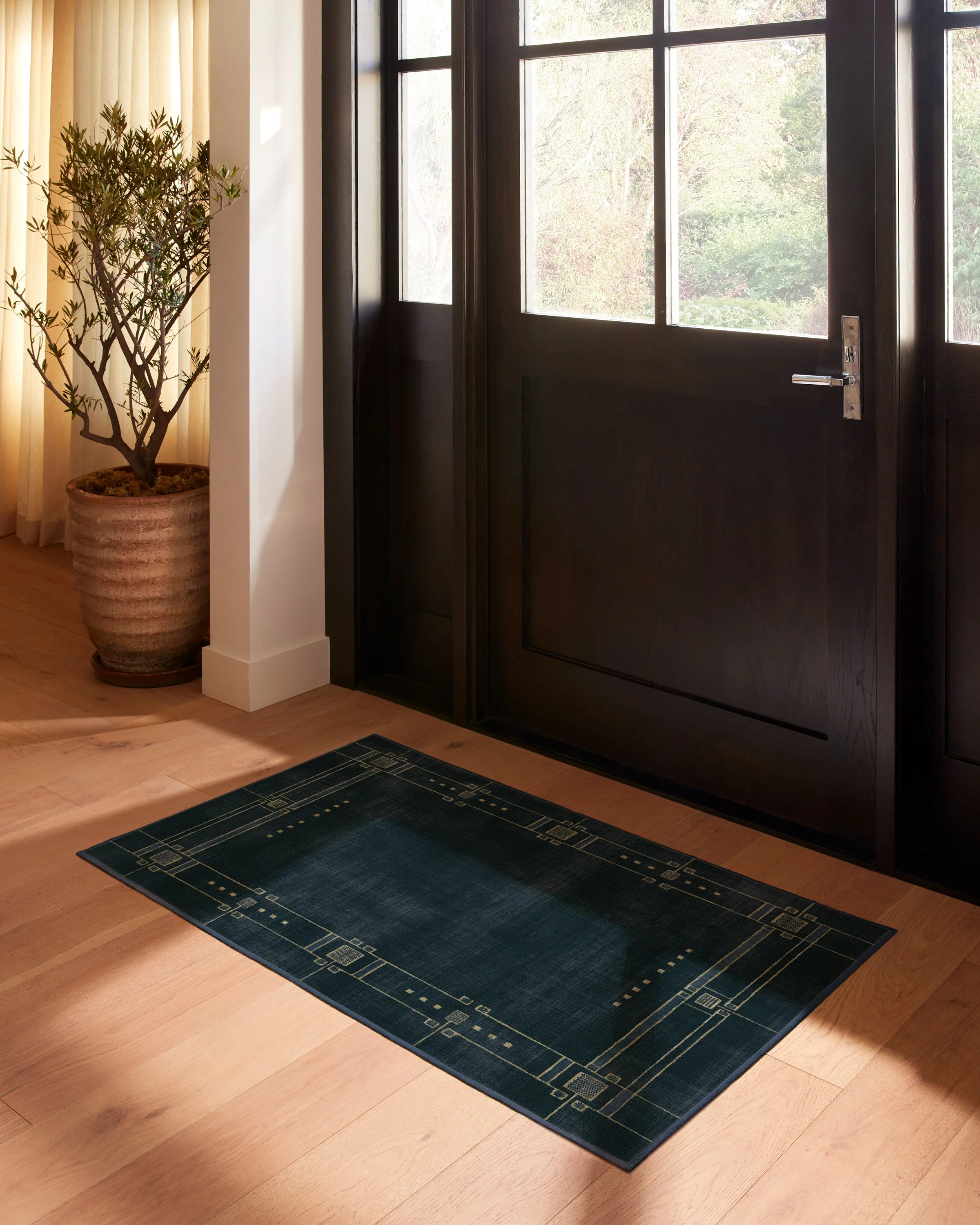 Avery Midnight Blue Rug by Architectural Digest