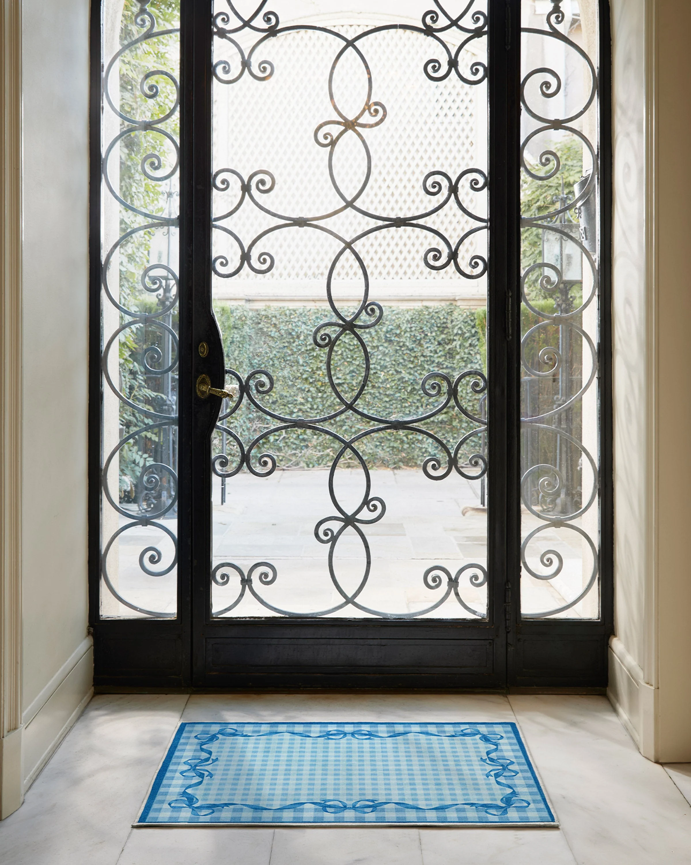 Audrey Blue Flatwoven Rug by Mrs. Alice
