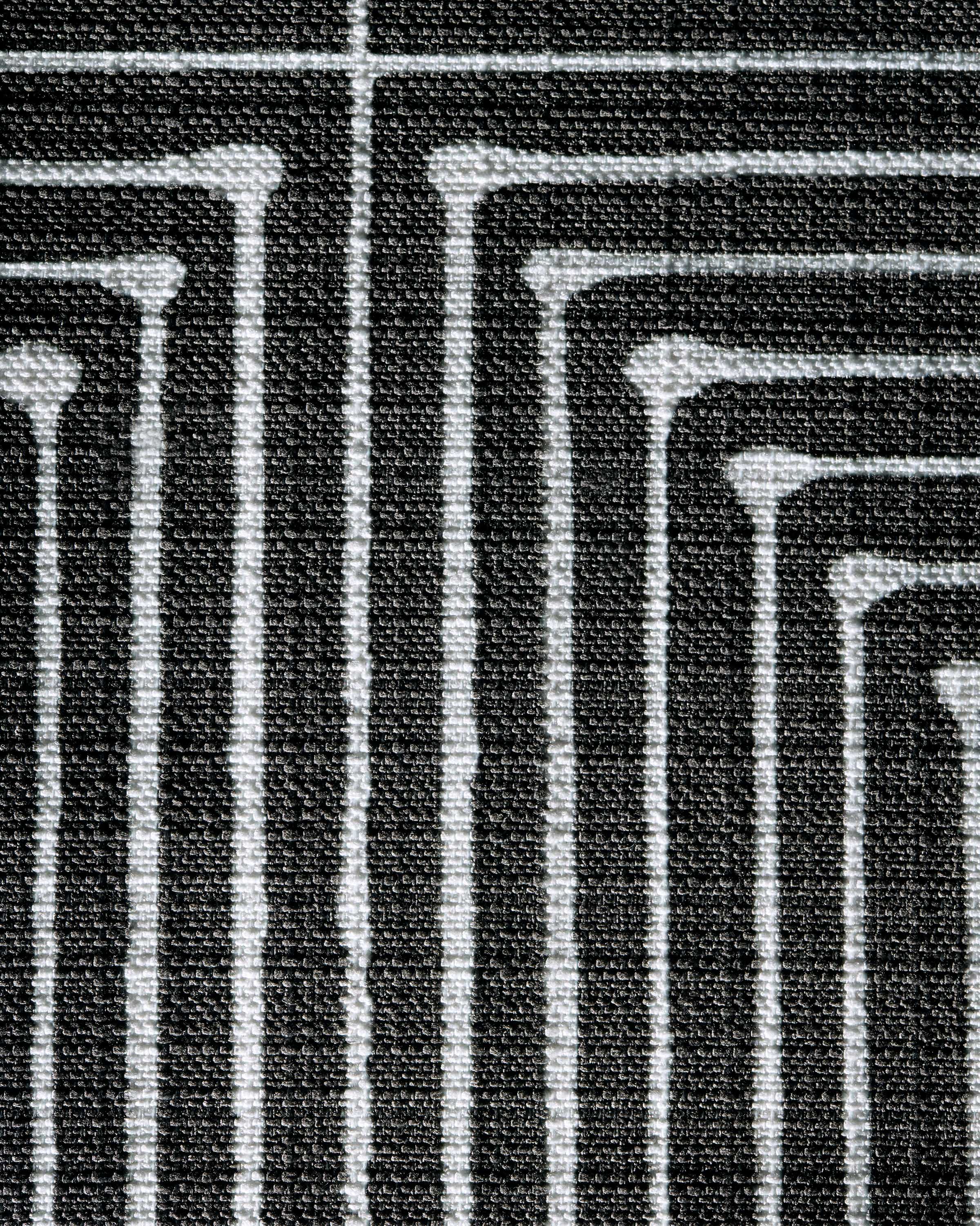 Inkdrop Charcoal Woven Throw Pillow by Jonathan Adler