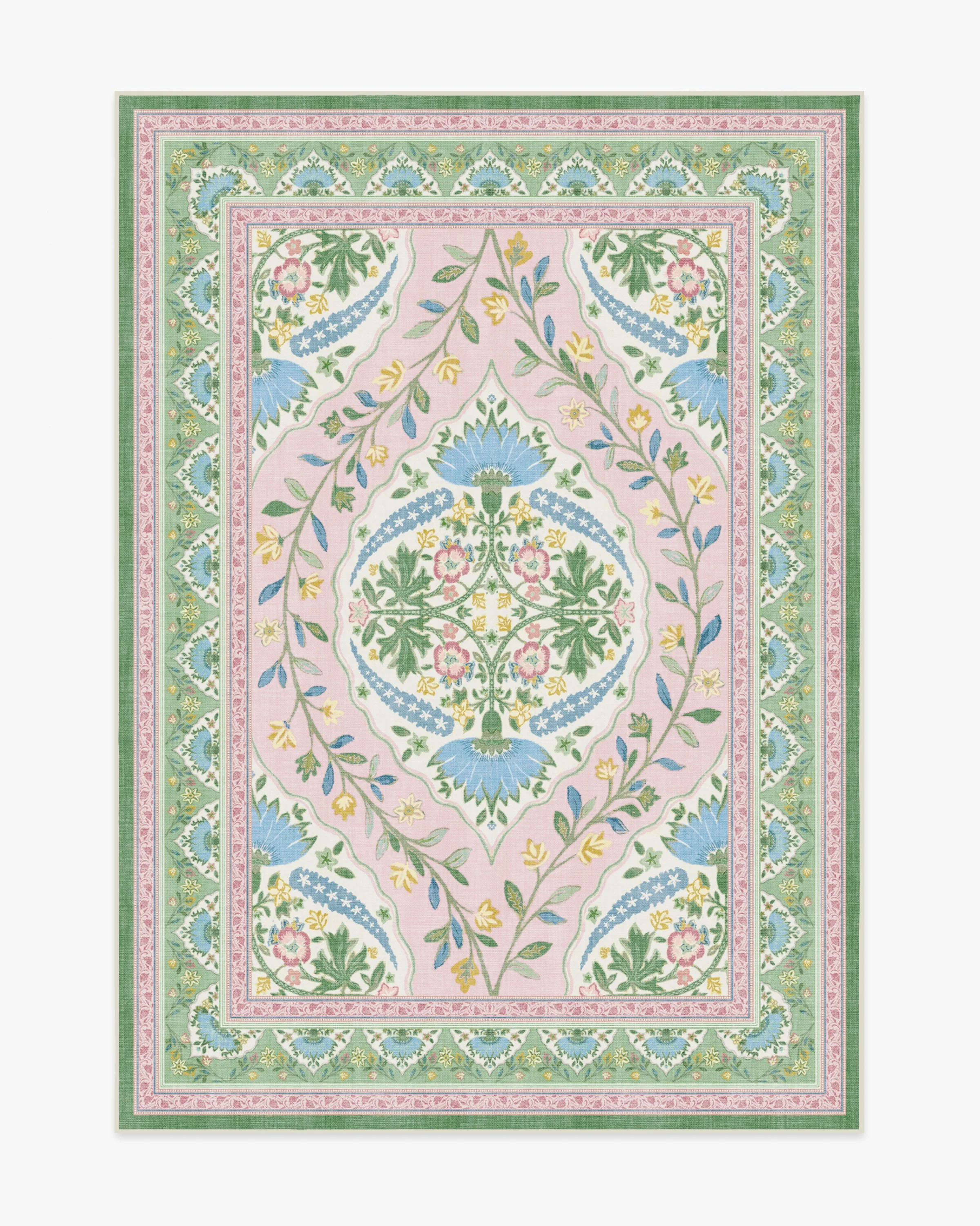 Skye Pink Multicolor Outdoor Rug by Mrs. Alice