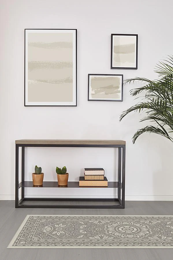 Almana Black & White Flatwoven Rug