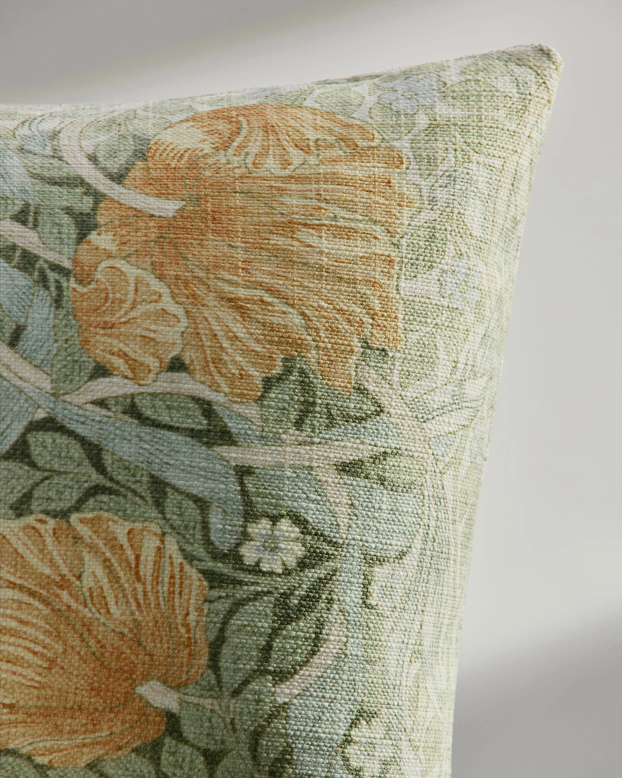 Pimpernel Sage Woven Throw Pillow by Morris & Co.