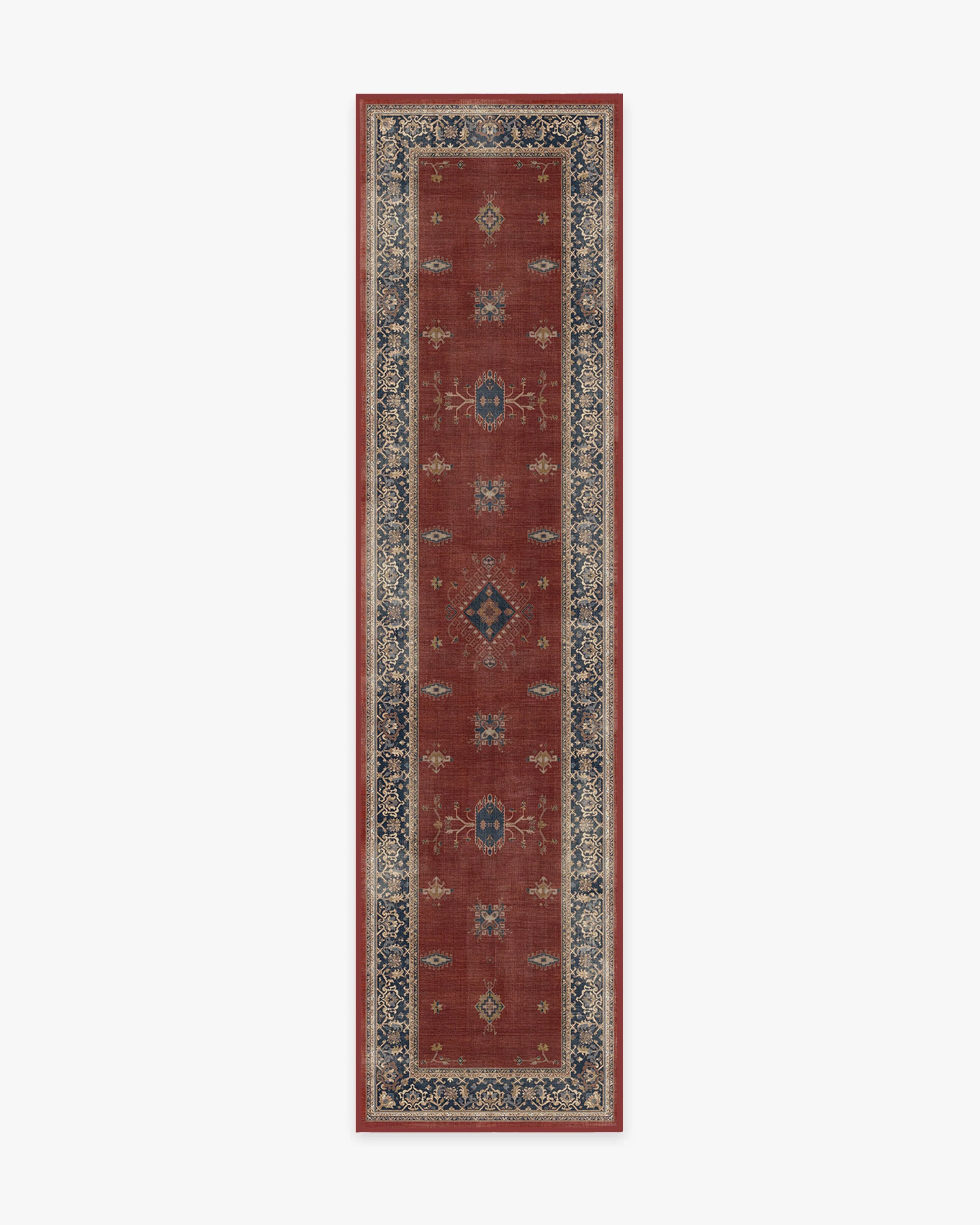 Verena Amber Red Flatwoven Rug