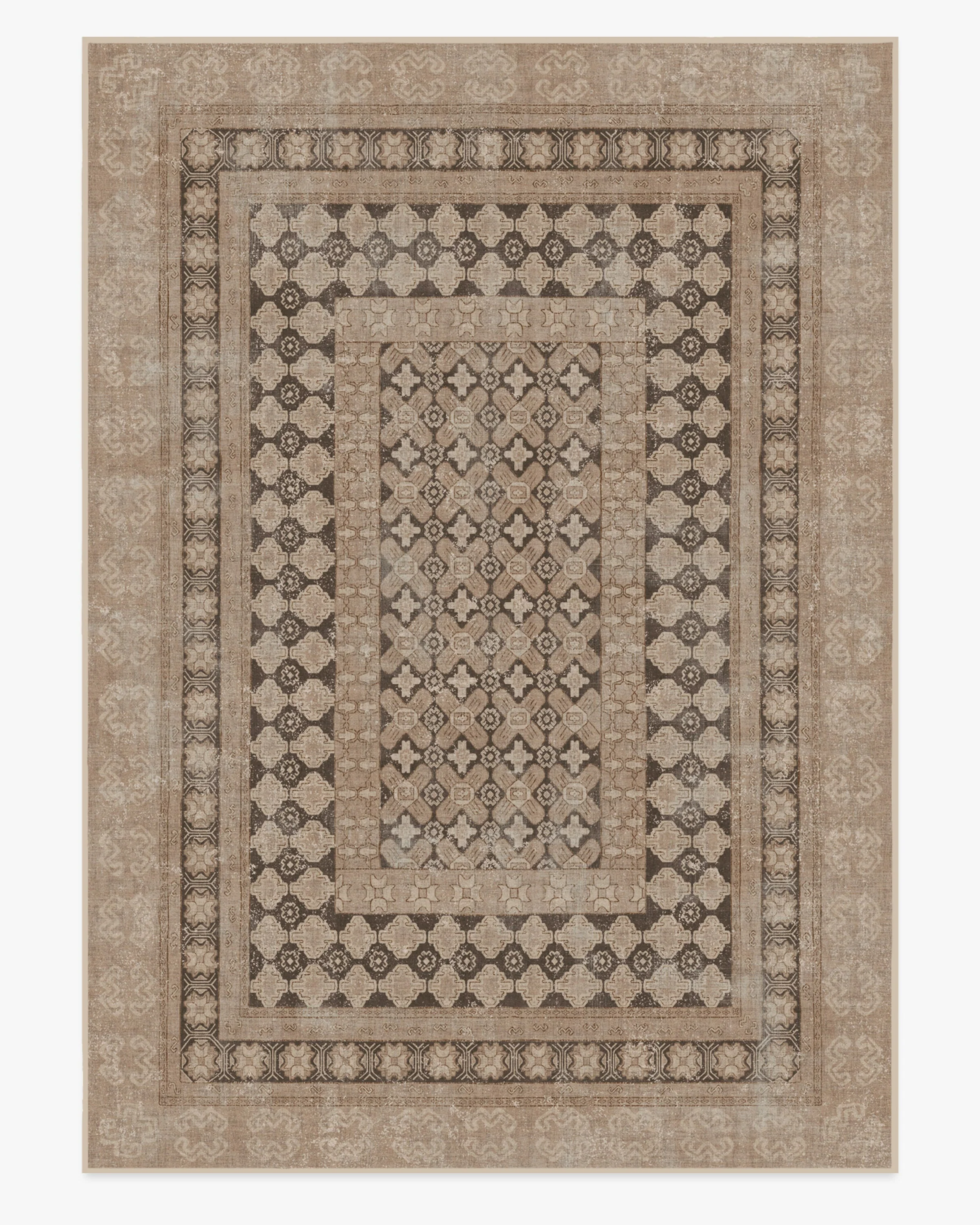 Cyrus Rose Gold Flatwoven Rug