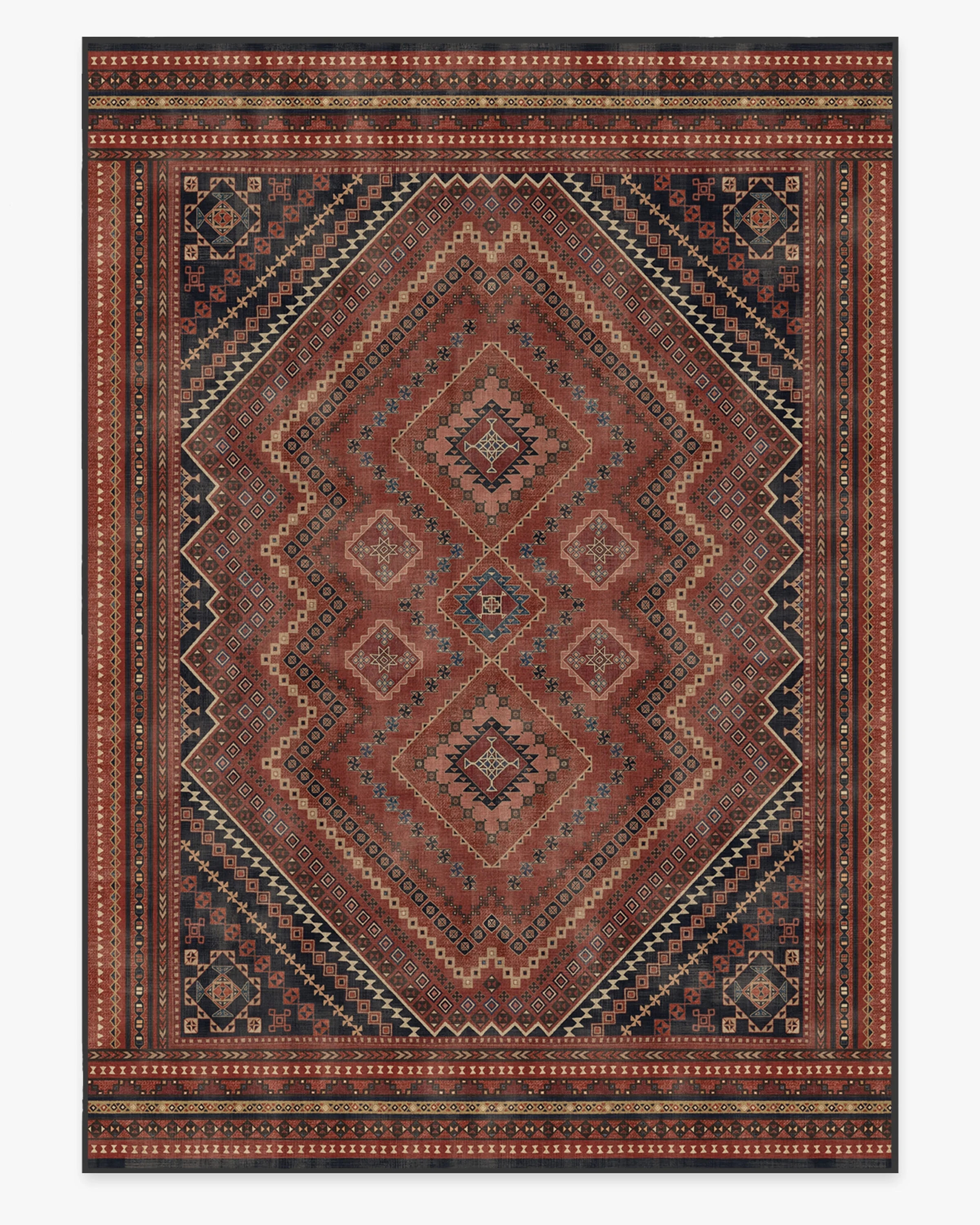 Kaden Amber Red Rug