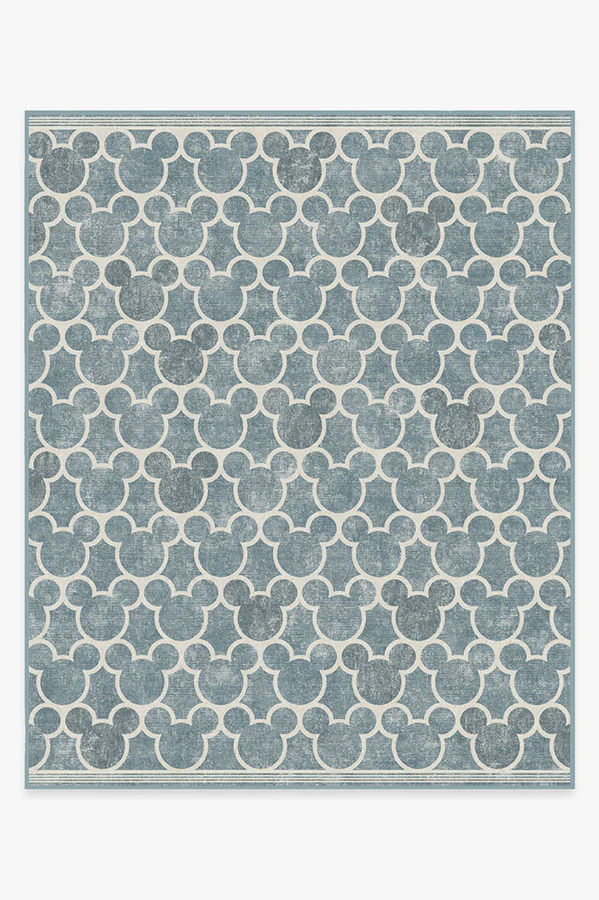 Mickey Trellis Slate Flatwoven Rug