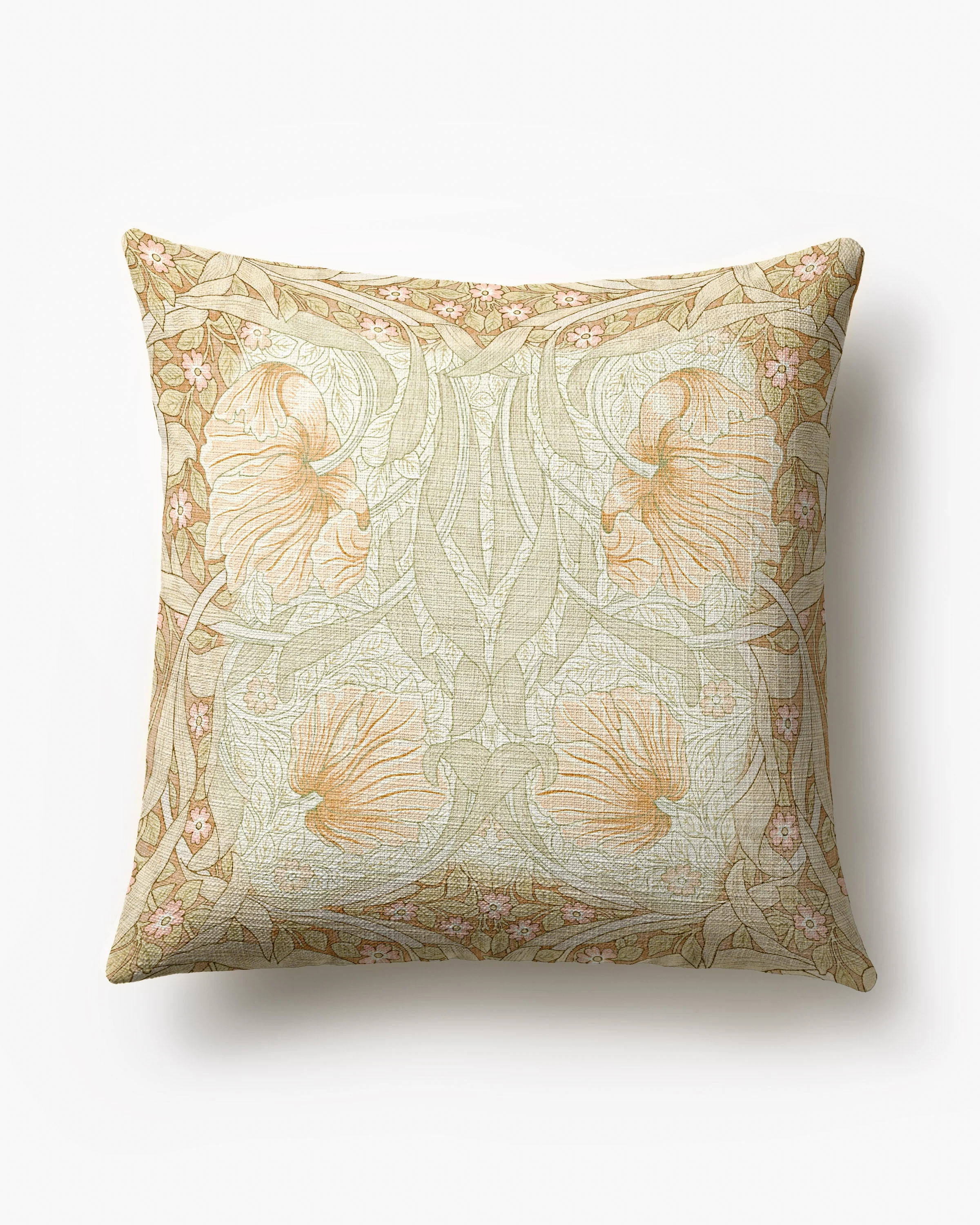 Pimpernel Vintage Blush Woven Throw Pillow by Morris & Co.