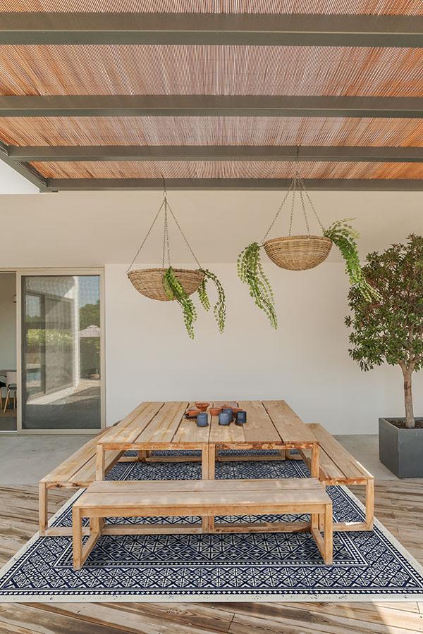Loseta Royal Blue Outdoor Rug