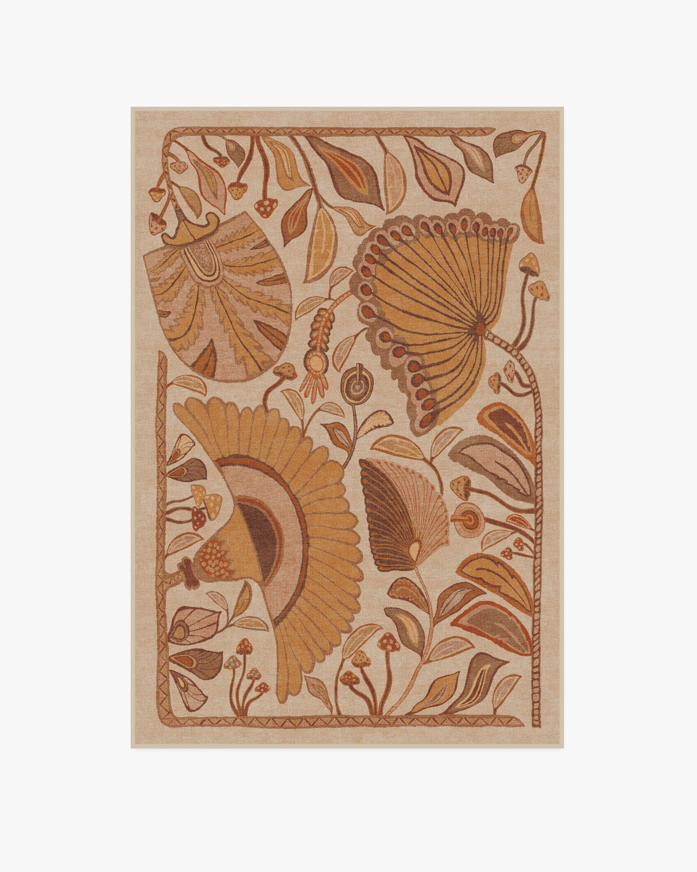 Alice Mellow Yellow Flatwoven Rug by Justina Blakeney