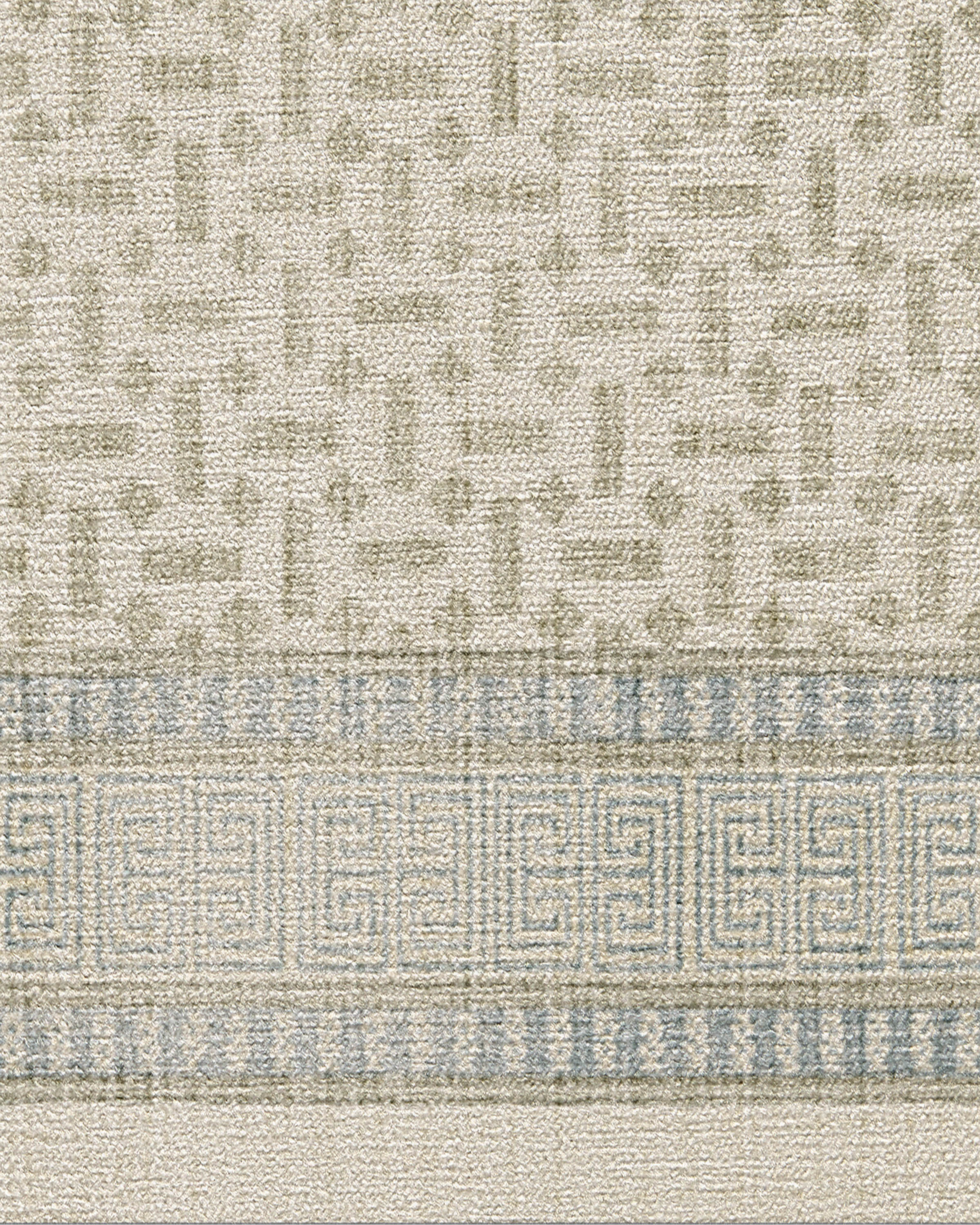 Kairos Ivory & Blue Flatwoven Rug