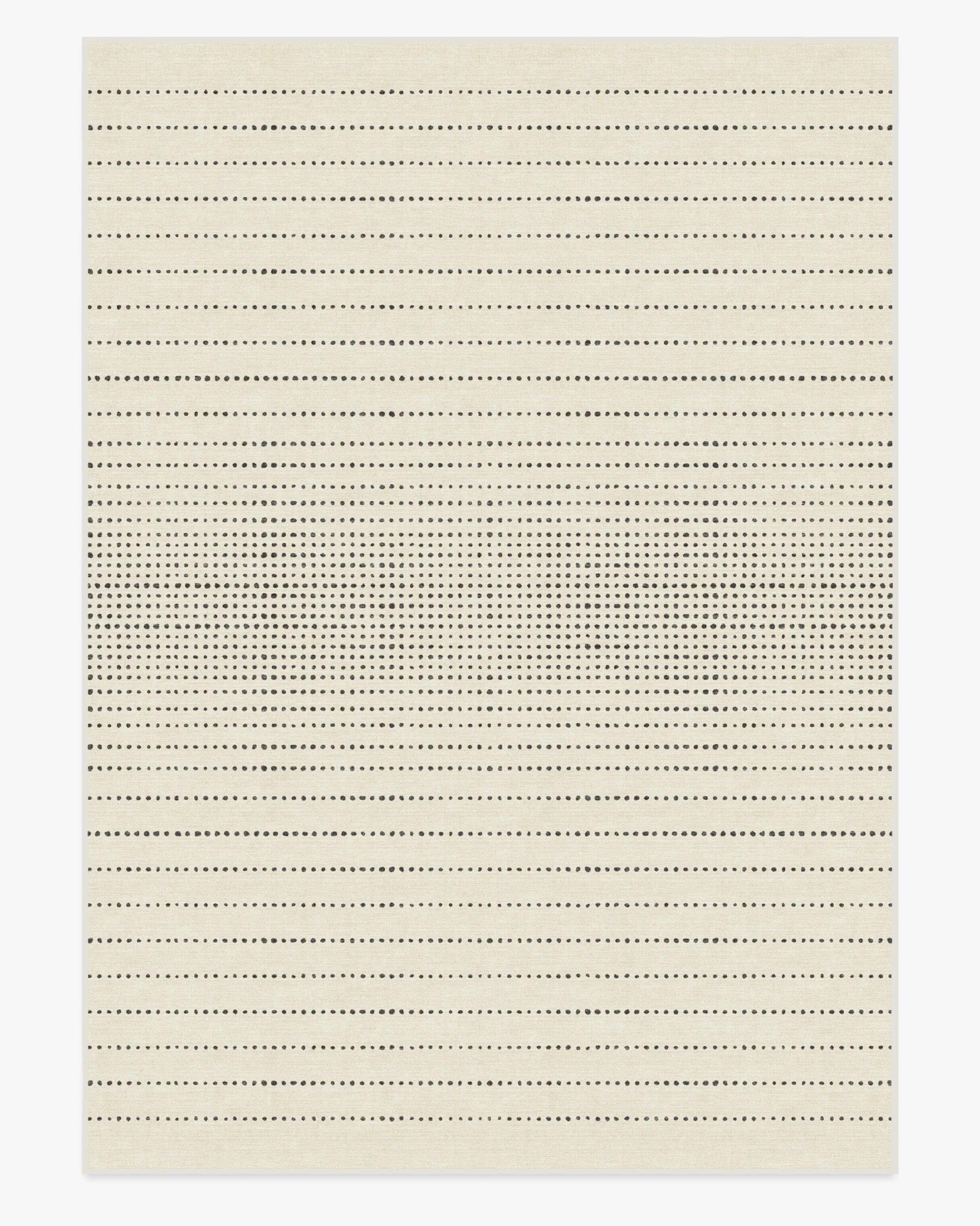 Array Black & Ivory Flatwoven Rug