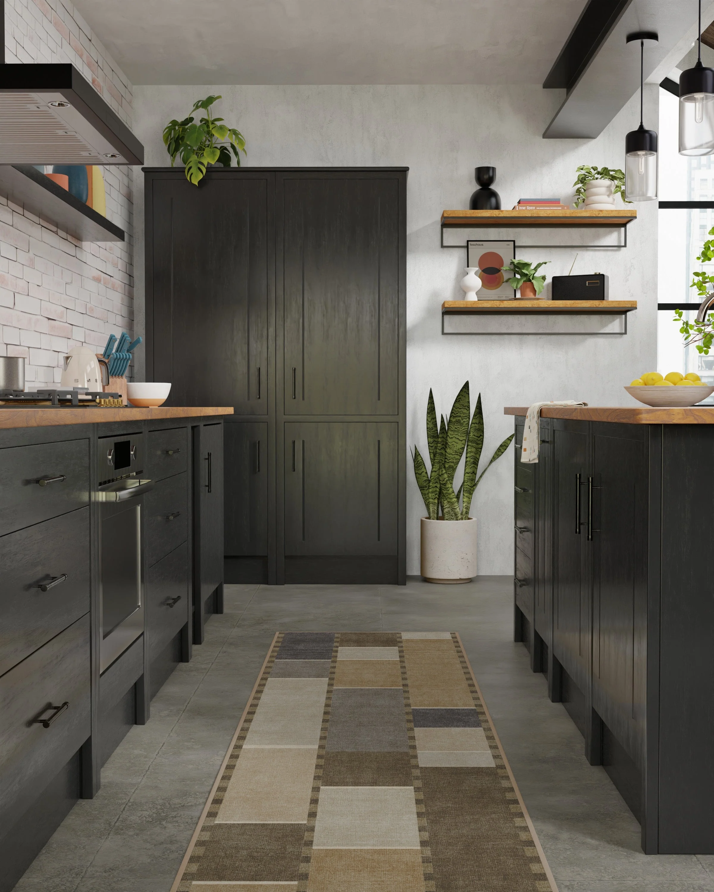 Vienna Beige & Stone Flatwoven Rug by Michael Michalsky