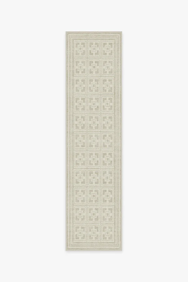 Palm Springs Ivory Stone Rug by Gray Malin