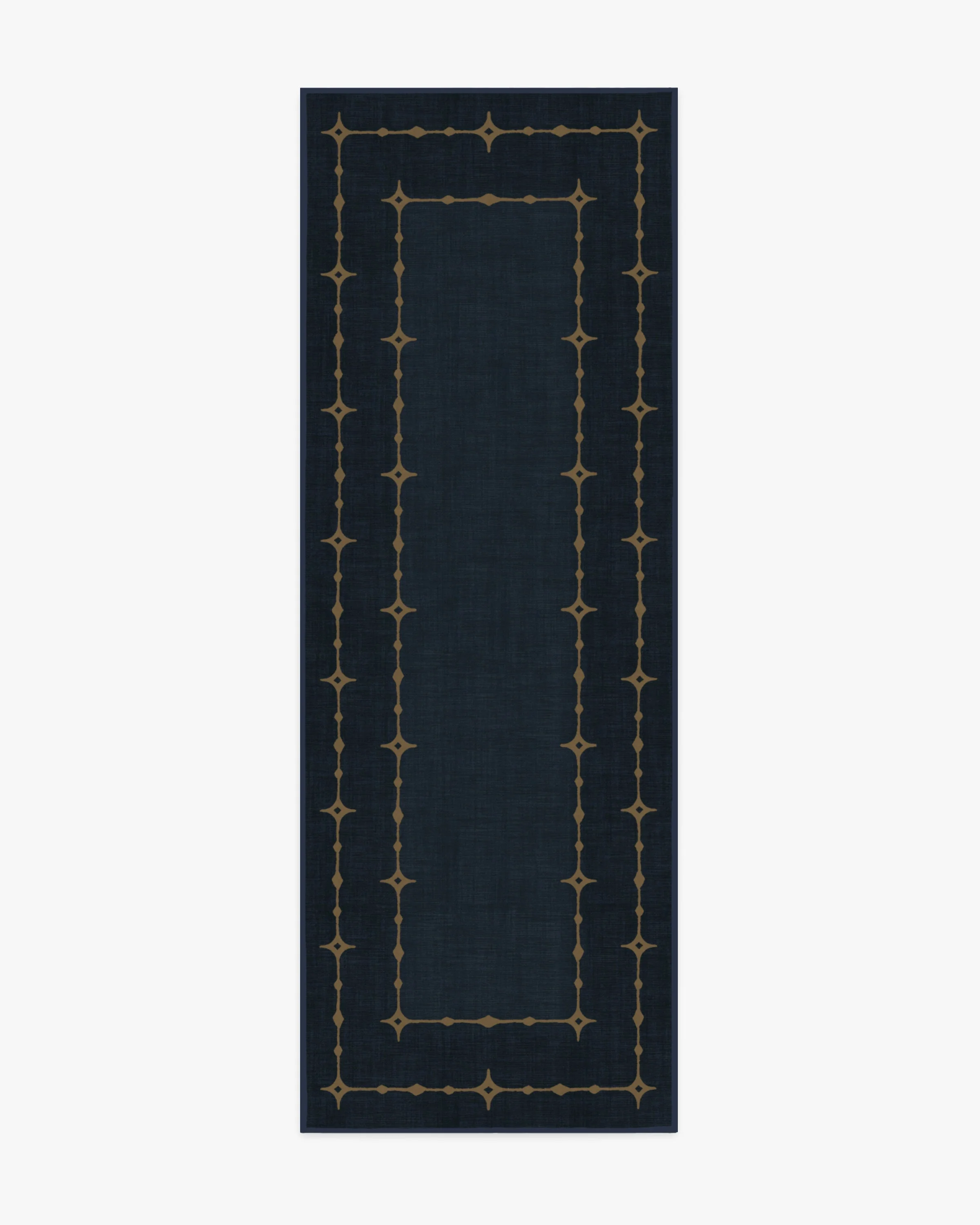 Sparkle Border Dark Navy Rug