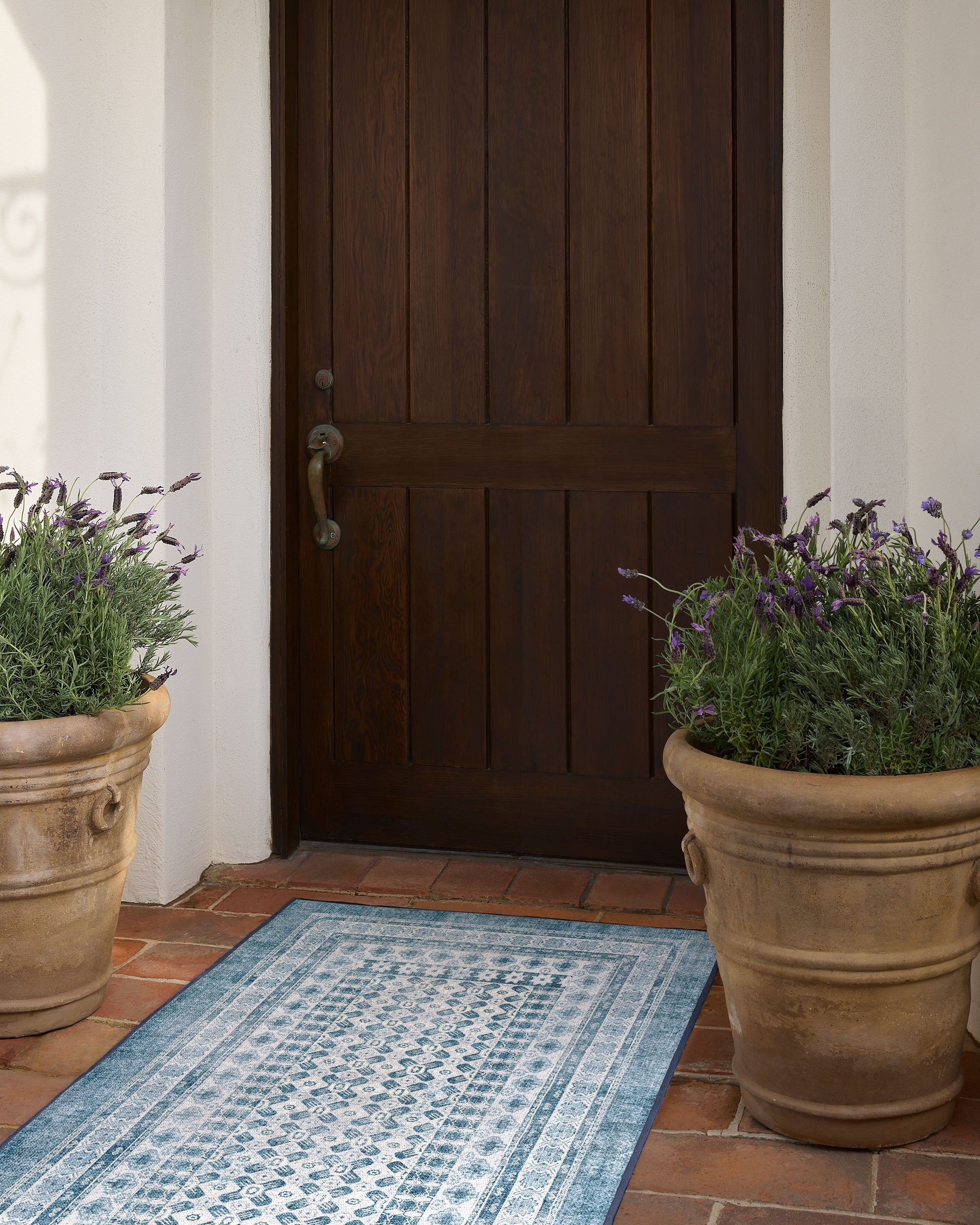 Cyrus Ocean & Ivory Outdoor Rug