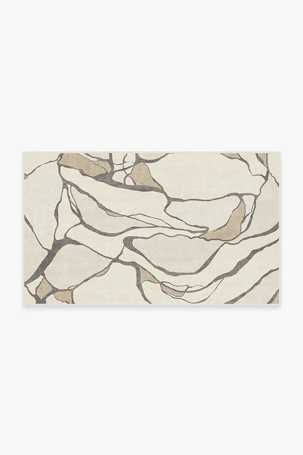 Aude Creme Flatwoven Rug by Nina Takesh