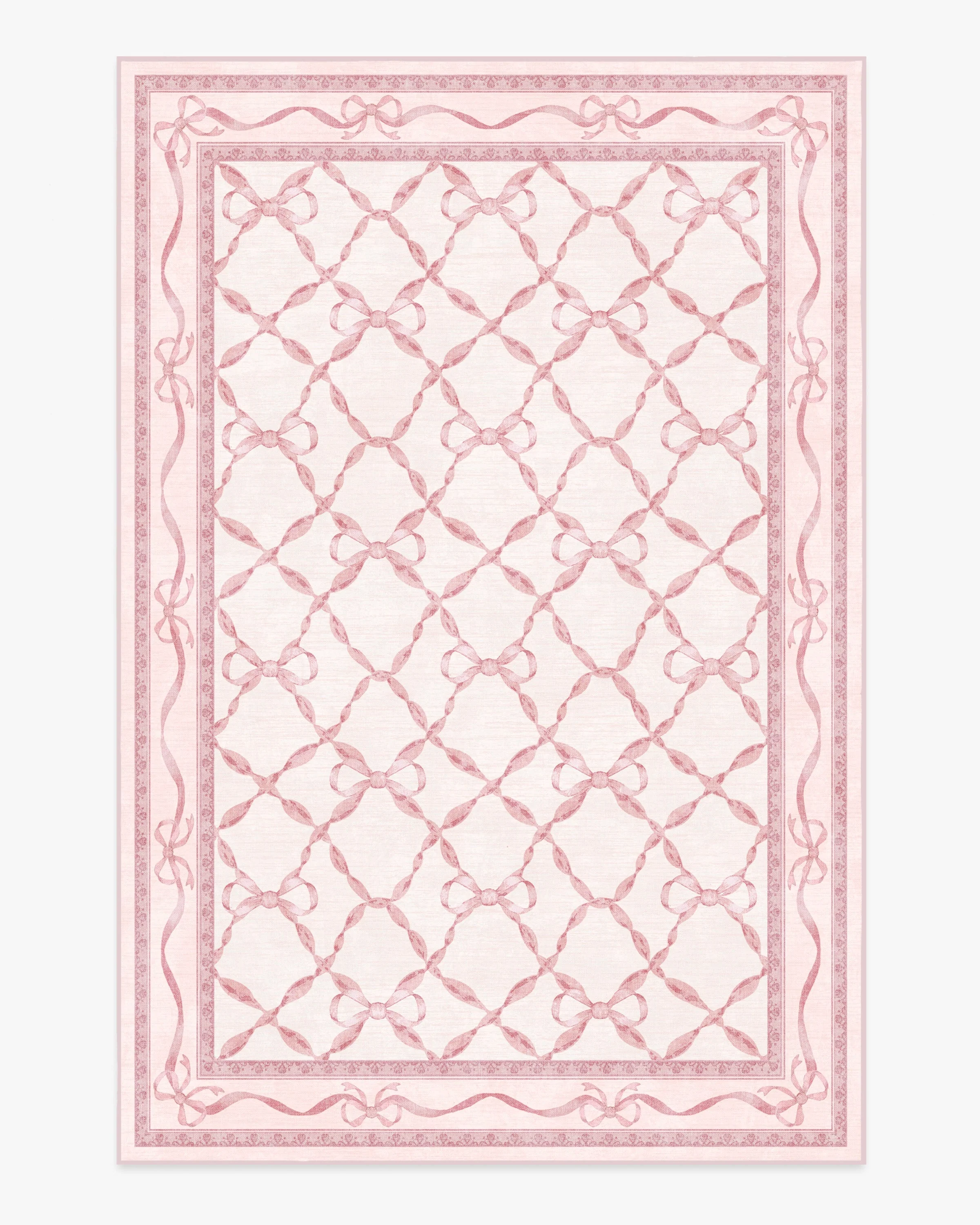 Eloise Pink Flatwoven Rug by Mrs. Alice