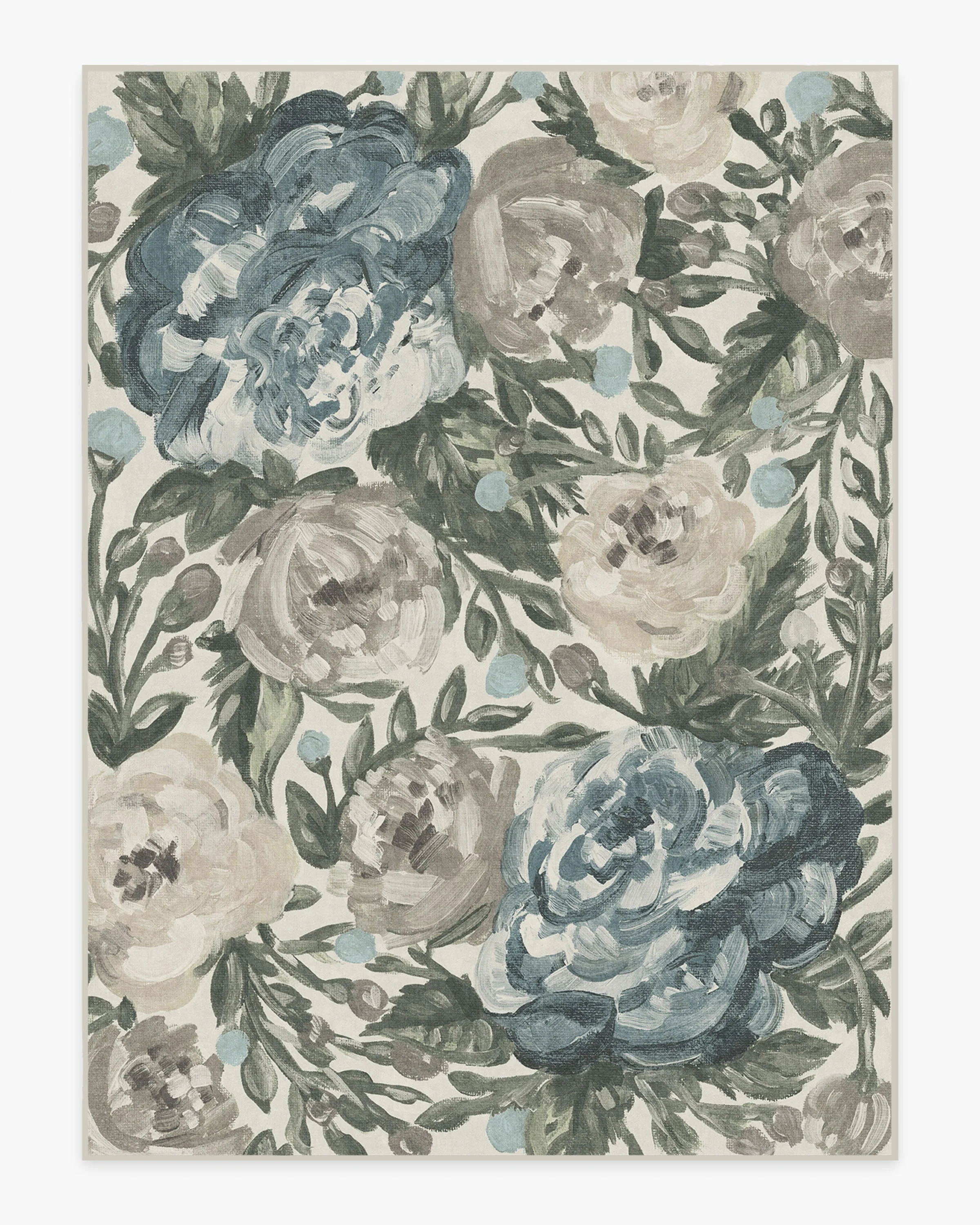 Camellia Jade Flatwoven Rug