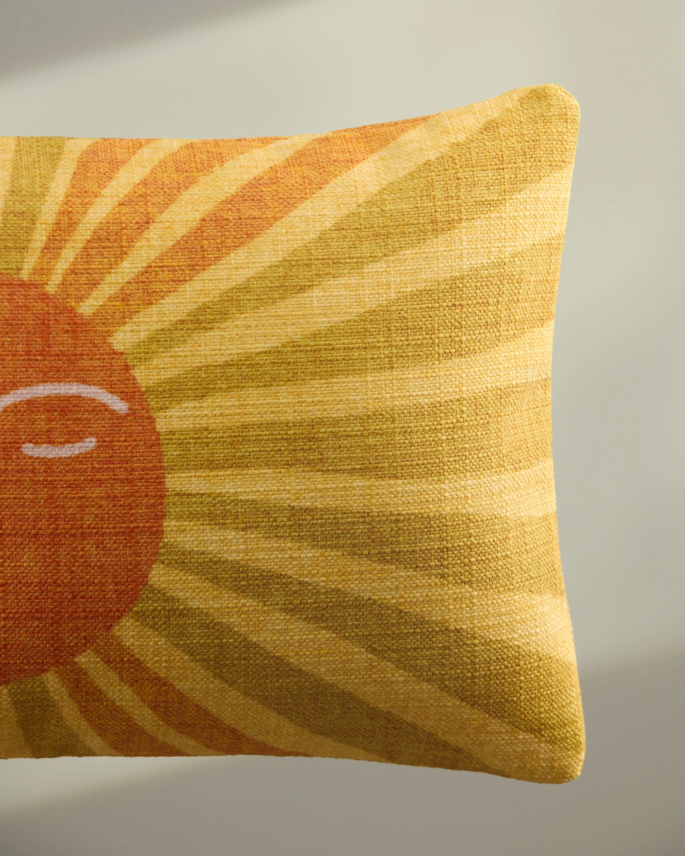 Solis Dawn Woven Throw Pillow by Justina Blakeney
