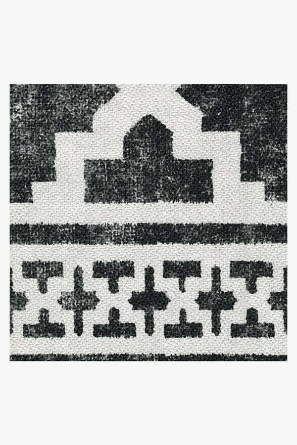 Cleo Trellis Black Outdoor Rug