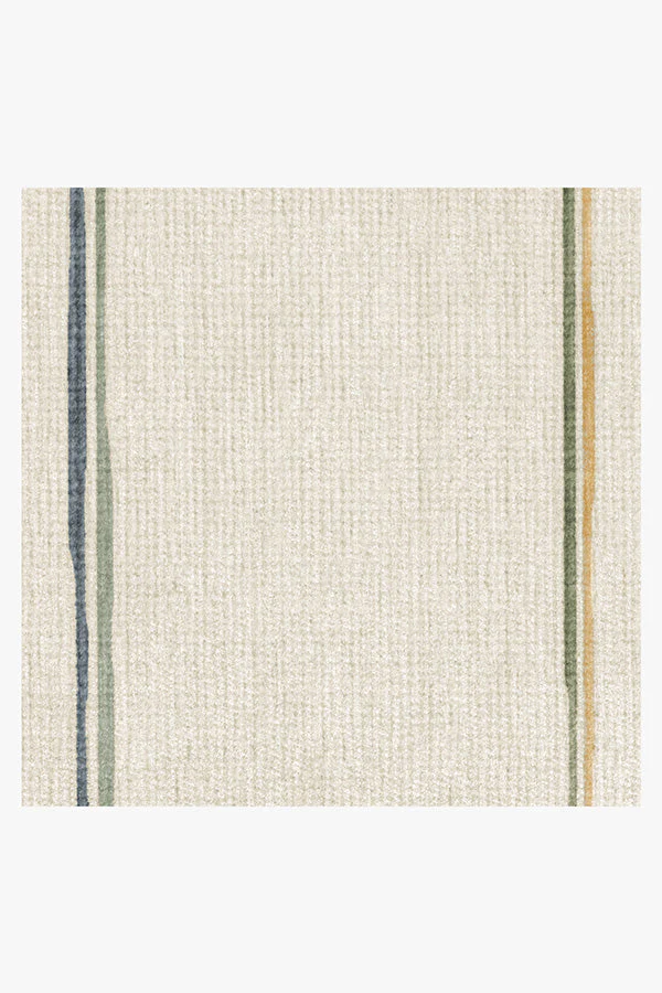 Stella Ivory Rainbow Flatwoven Rug by The Home Edit