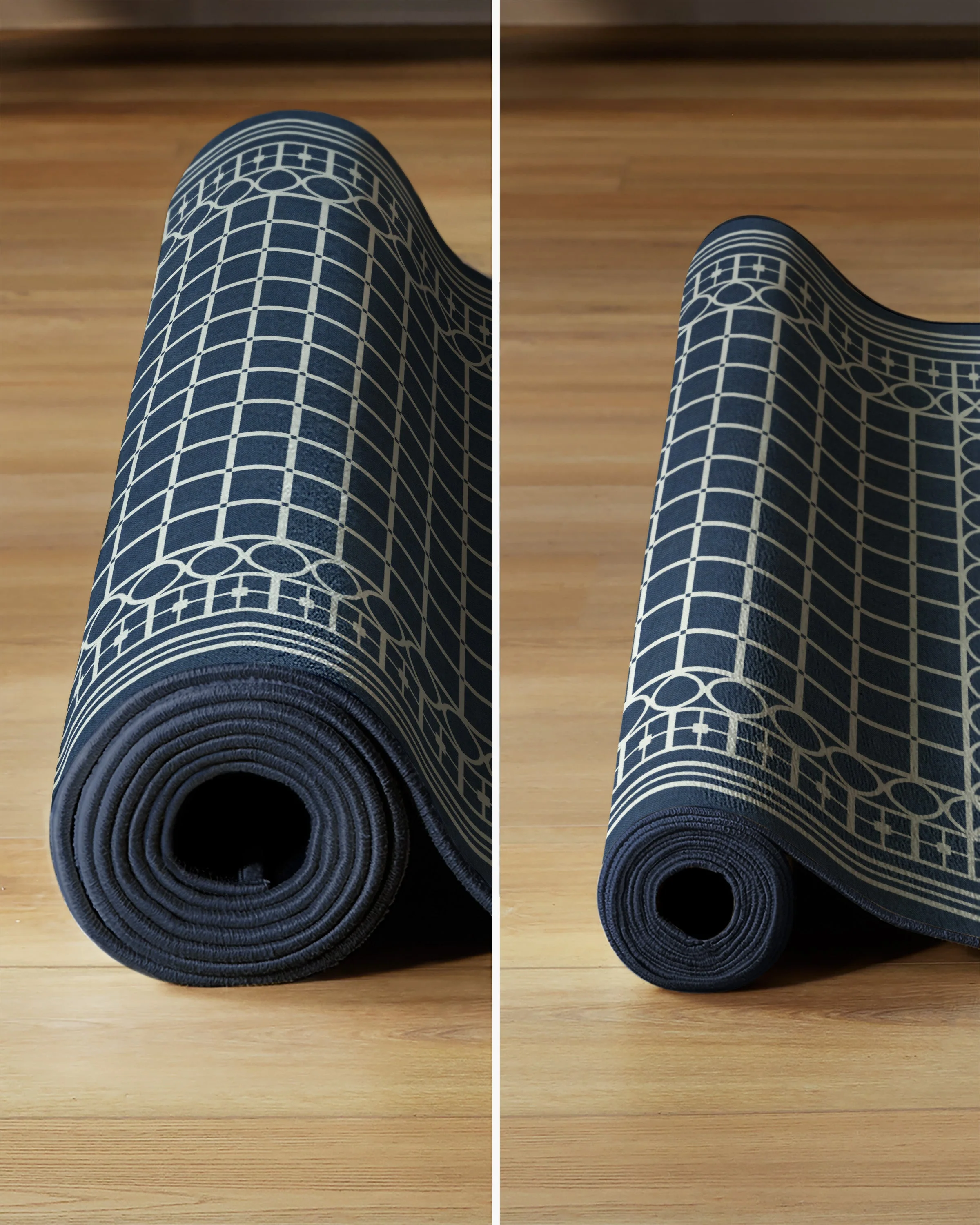 Palm Beach Navy Rug by Gray Malin