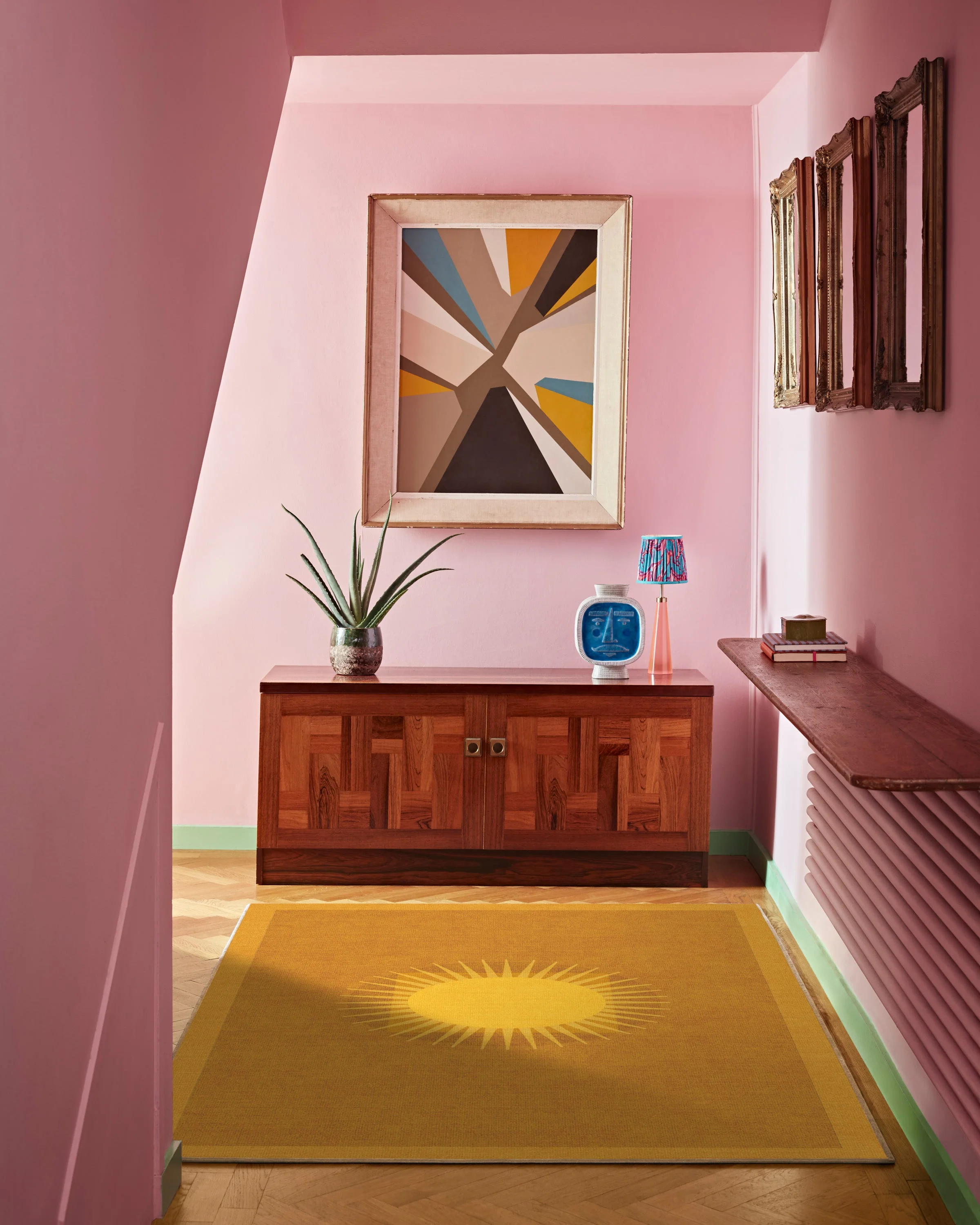 Helios Gold Rug by Matthew Williamson