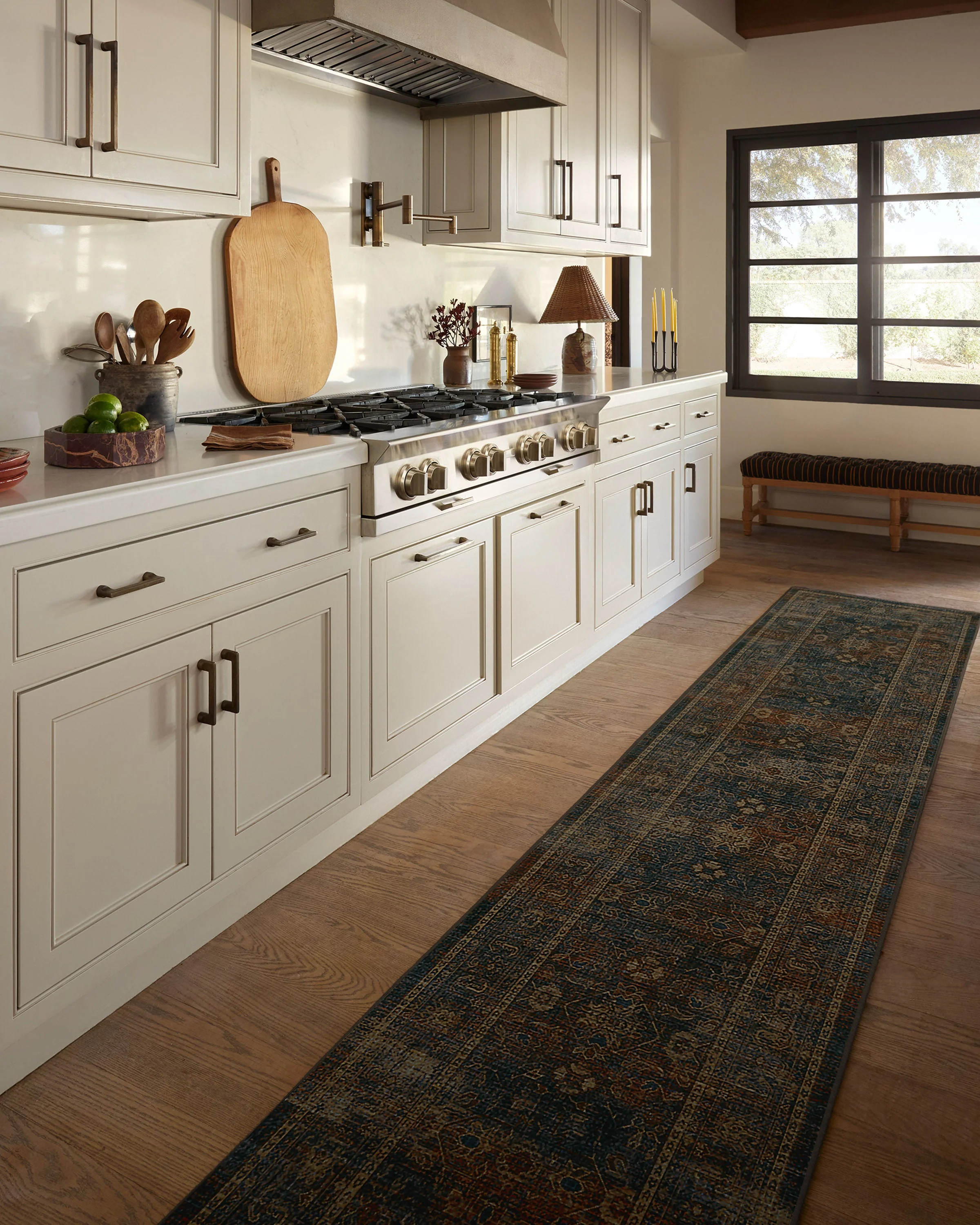Ophelia Navy & Redwood Rug