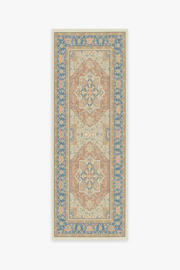 Kamran Sunset Orange Outdoor Rug